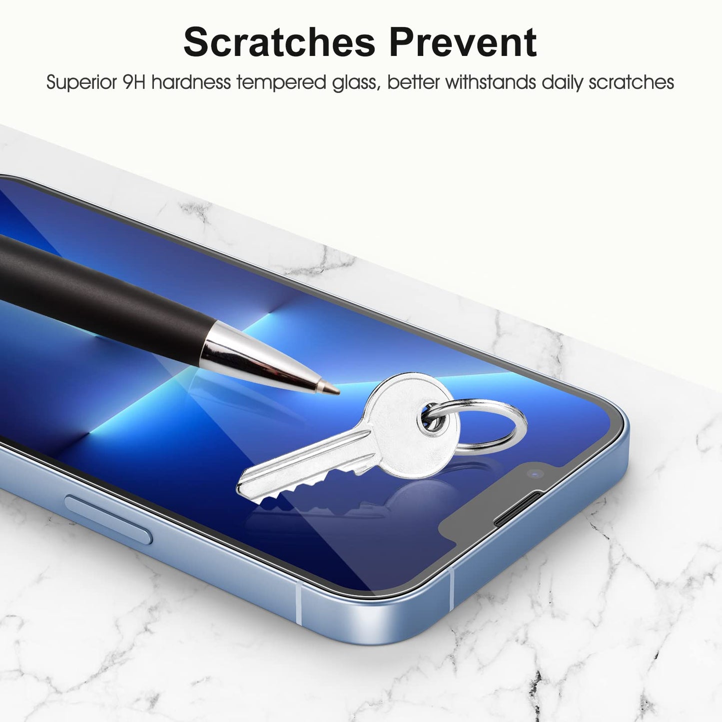 SPARIN für iPhone 17 Pro 6.3 Zoll 2025 Panzer Schutz Glas, 3 Stück Schutzfolie und 3 Stück Kameraschutz mit Montage Rahmen, 9H Härte, Anti-Bläschen,HD-Klar