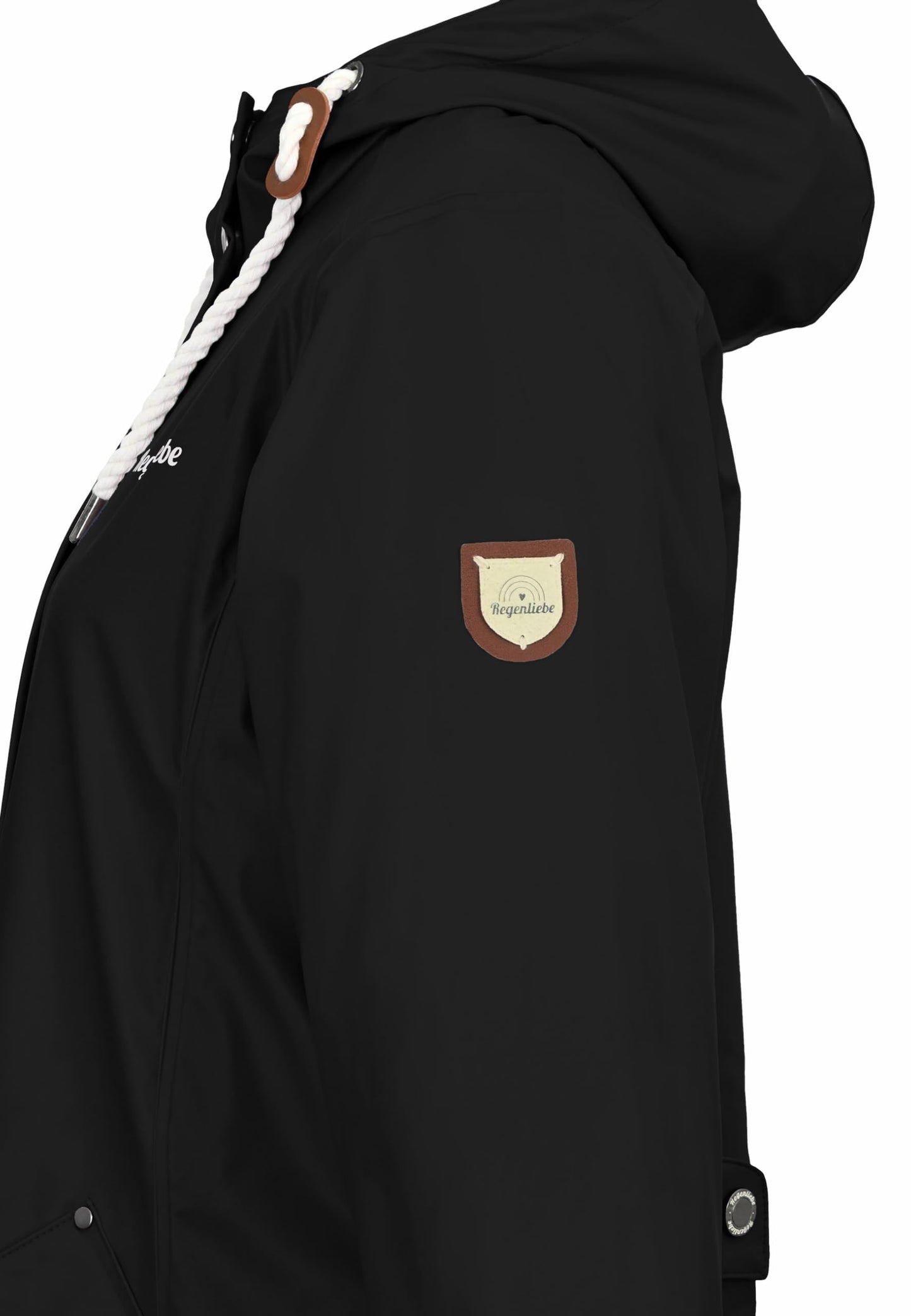 Regenliebe Damen Regenmantel wasserdicht Friesennerz mit Teddyfleece gefüttert