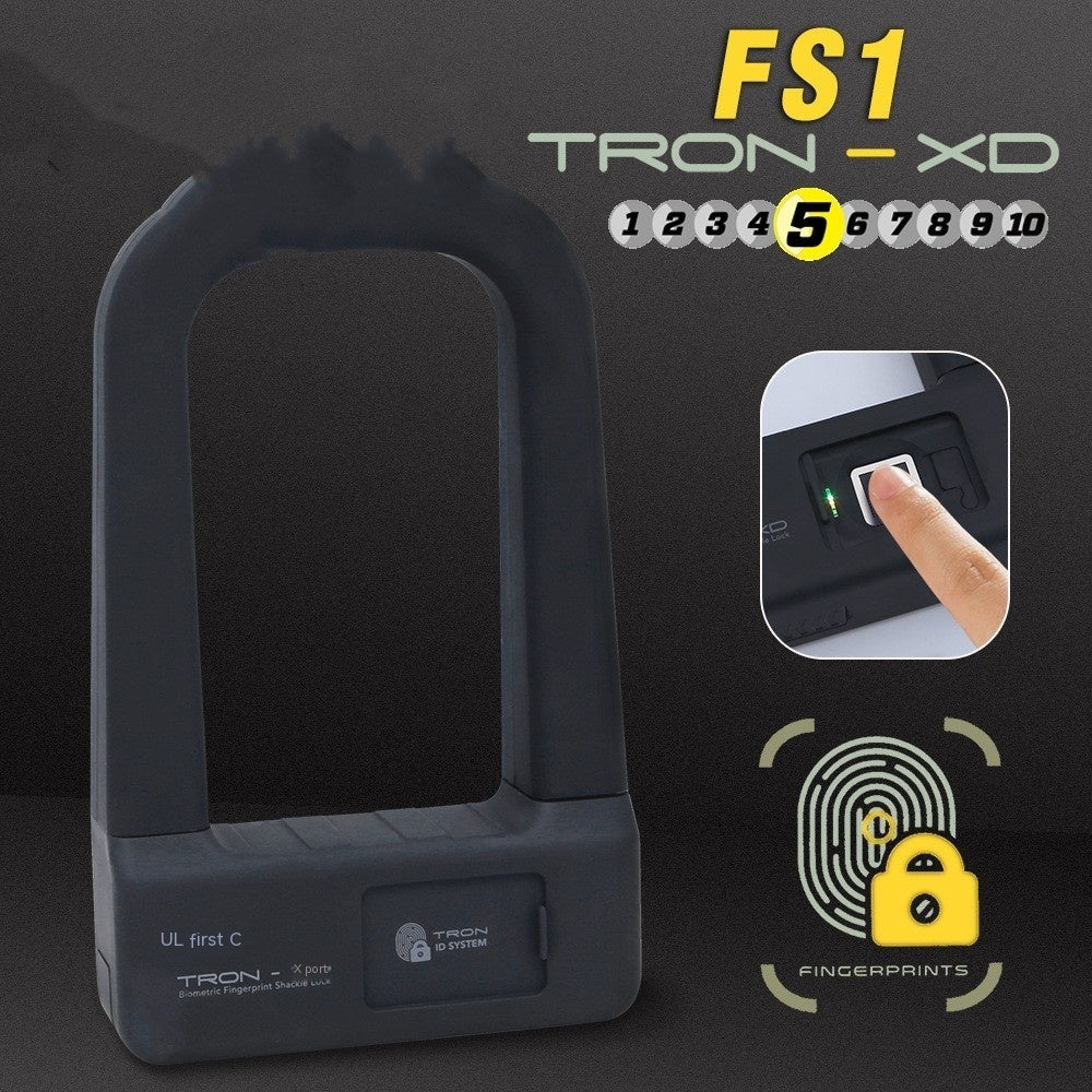 Fingerprint Alarm Lock U-Shaped: Ultimativer Schutz für Ihr Fahrrad und Motorrad