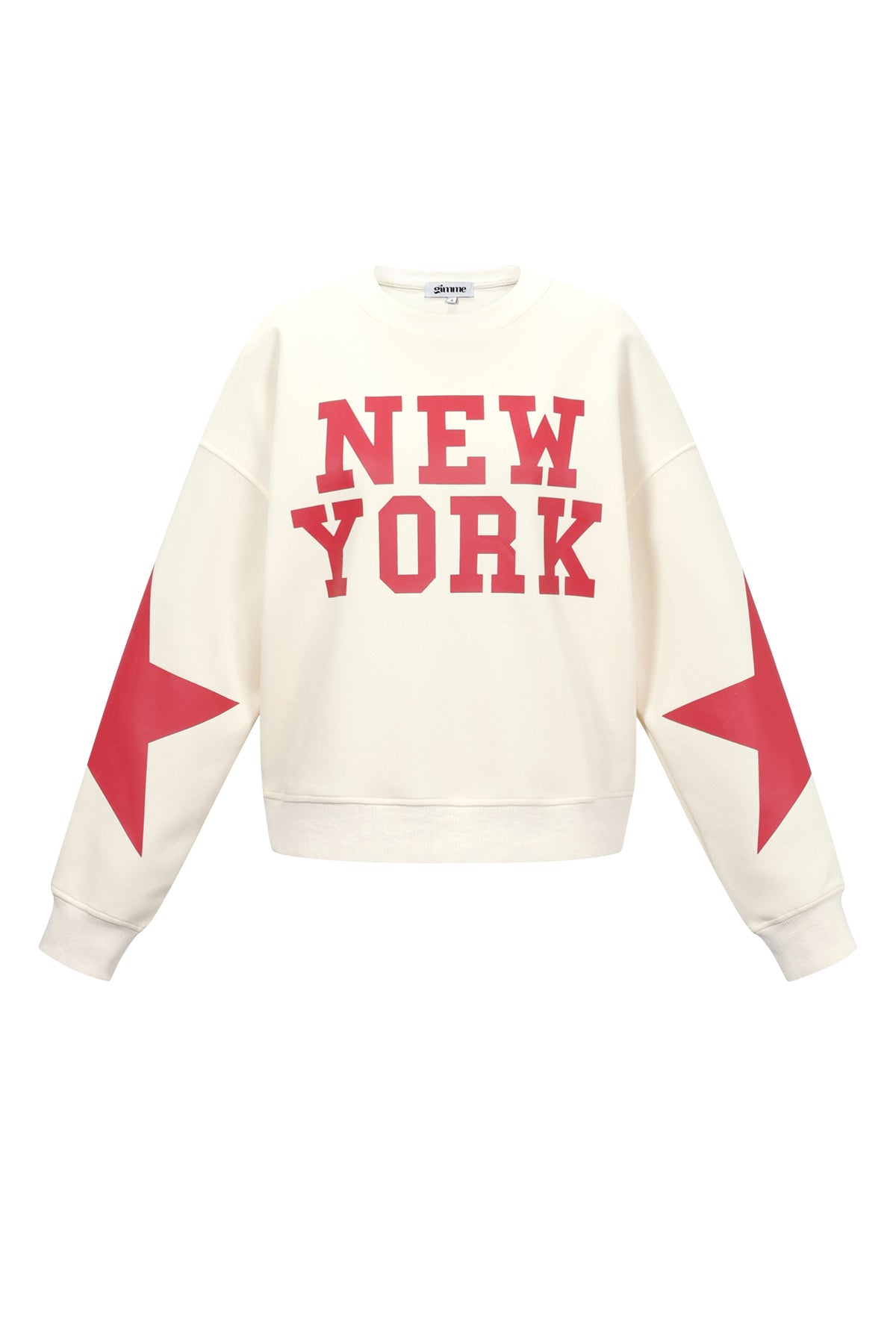 Knitted Cotton Women's Long Sleeve Top Casual Letters