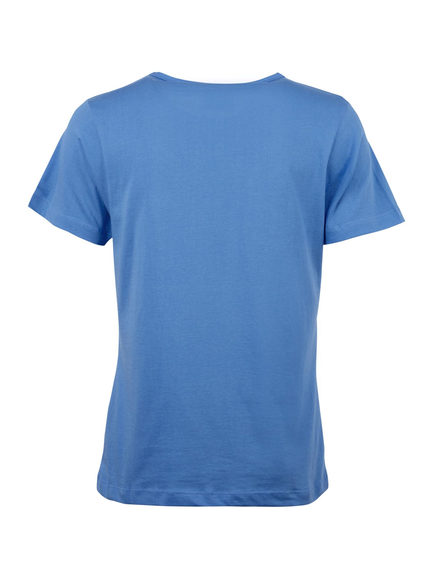 SCHIETWETTER Damen T-Shirt Rieke Royal, Sweatshirt mit Rundhals, 3D-Prägedruckt, 100% Baumwolle, Basic
