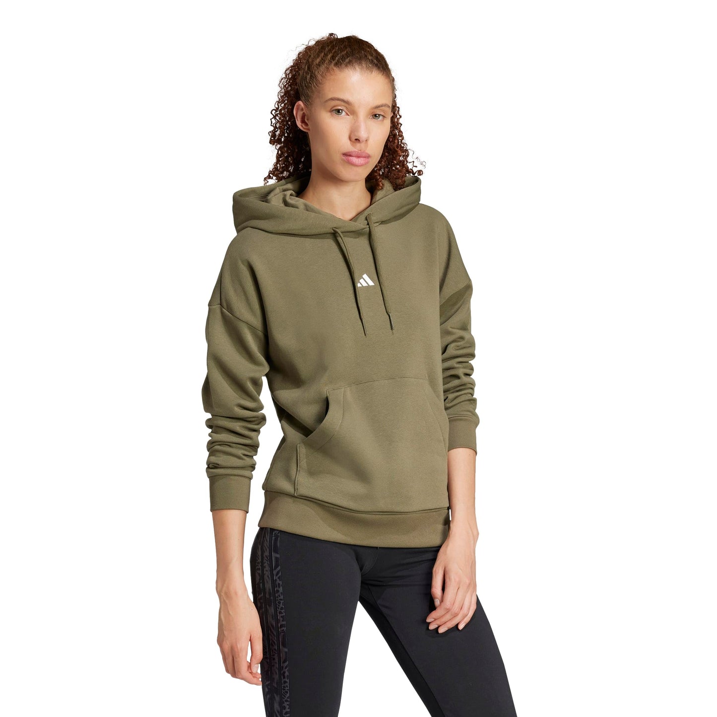 adidas Women's Essentials Small Logo Feel Cozy Hoodie