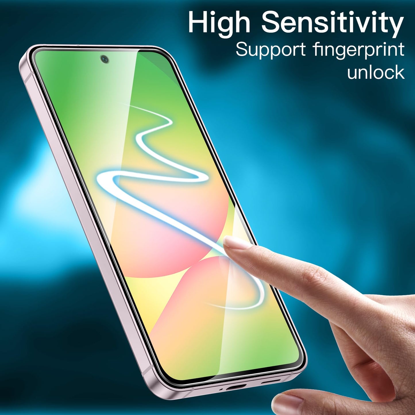JETech Schutzfolie für Samsung Galaxy A54 5G 6,4 Zoll, 9H Panzer Schutz Glas Folie Displayschutz, Kratzfest, HD Klar, 3 Stück