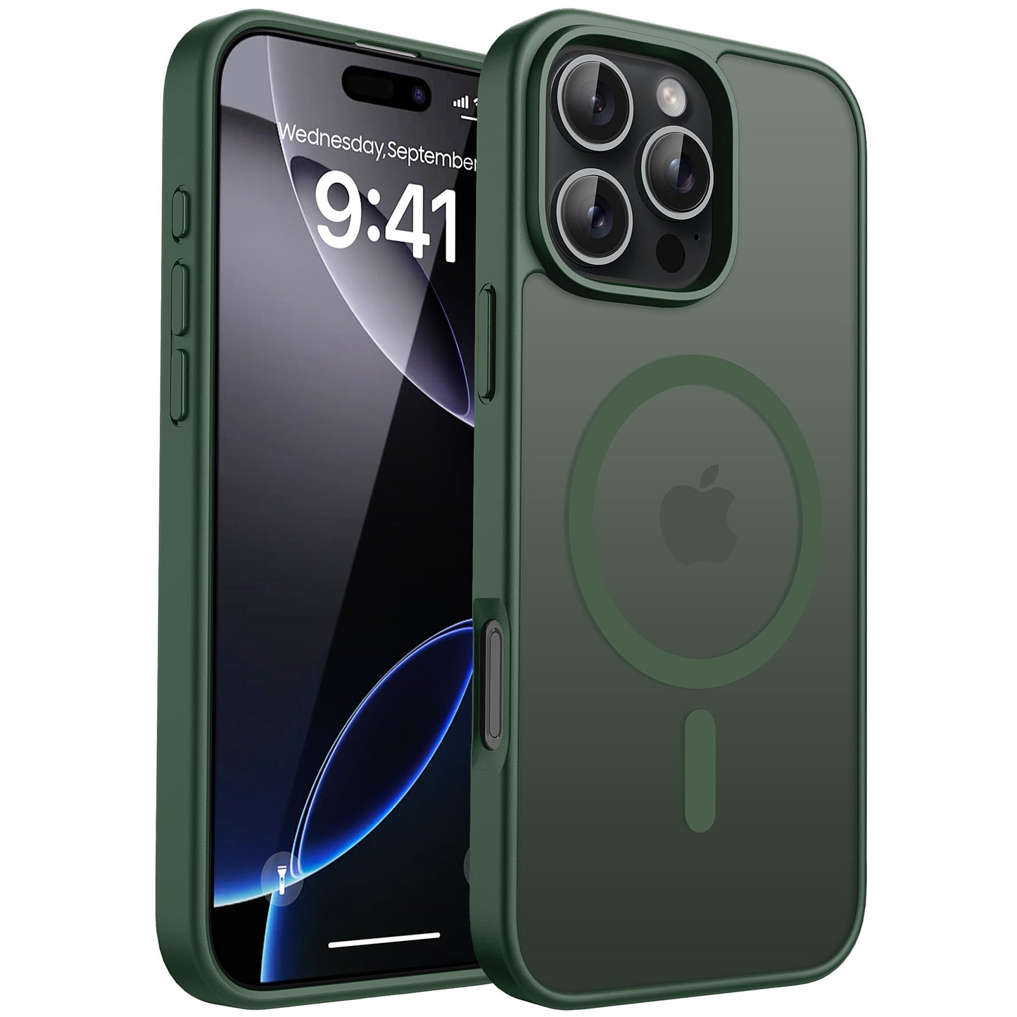 CACOE für iPhone 17 Hülle Kameraschutzend, Kompatibel mit MagSafe, Stoßfest Kratzfest Magnetisch Rückseite Handyhülle für iPhone 17 Case Transluzente