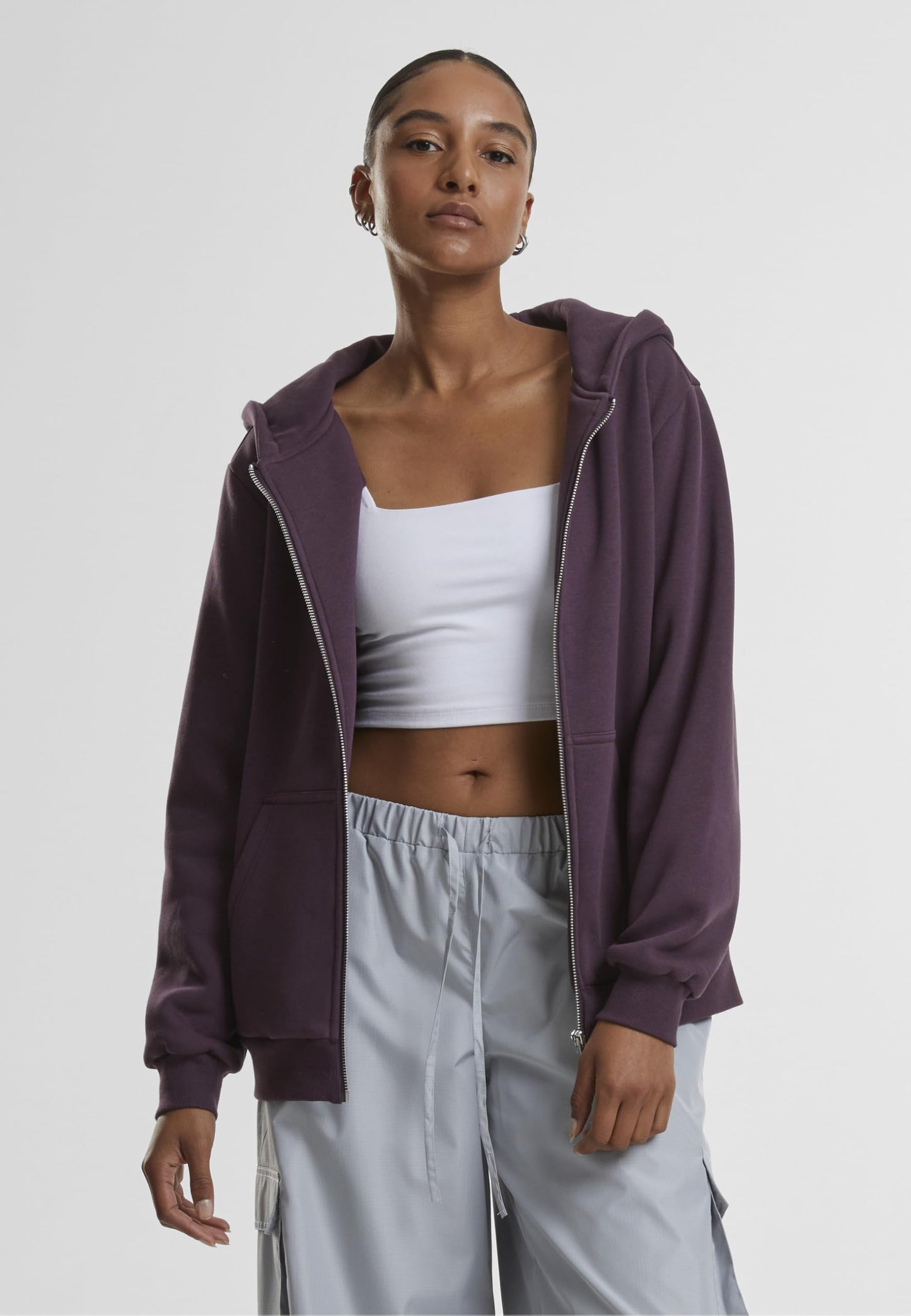 Urban Classics Ladies Fluffy Zip Cardigan