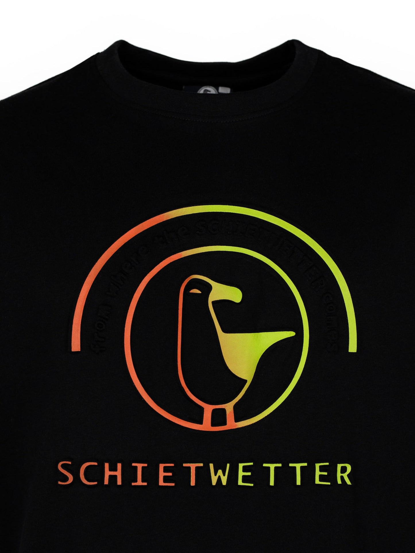 SCHIETWETTER Herren T-Shirt Dirk, Rundhals, Shirt, 3D-Prägedruck, 100% Baumwolle, Kurzarm-Shirt, 3D-Prägedruck, luftig, modisch