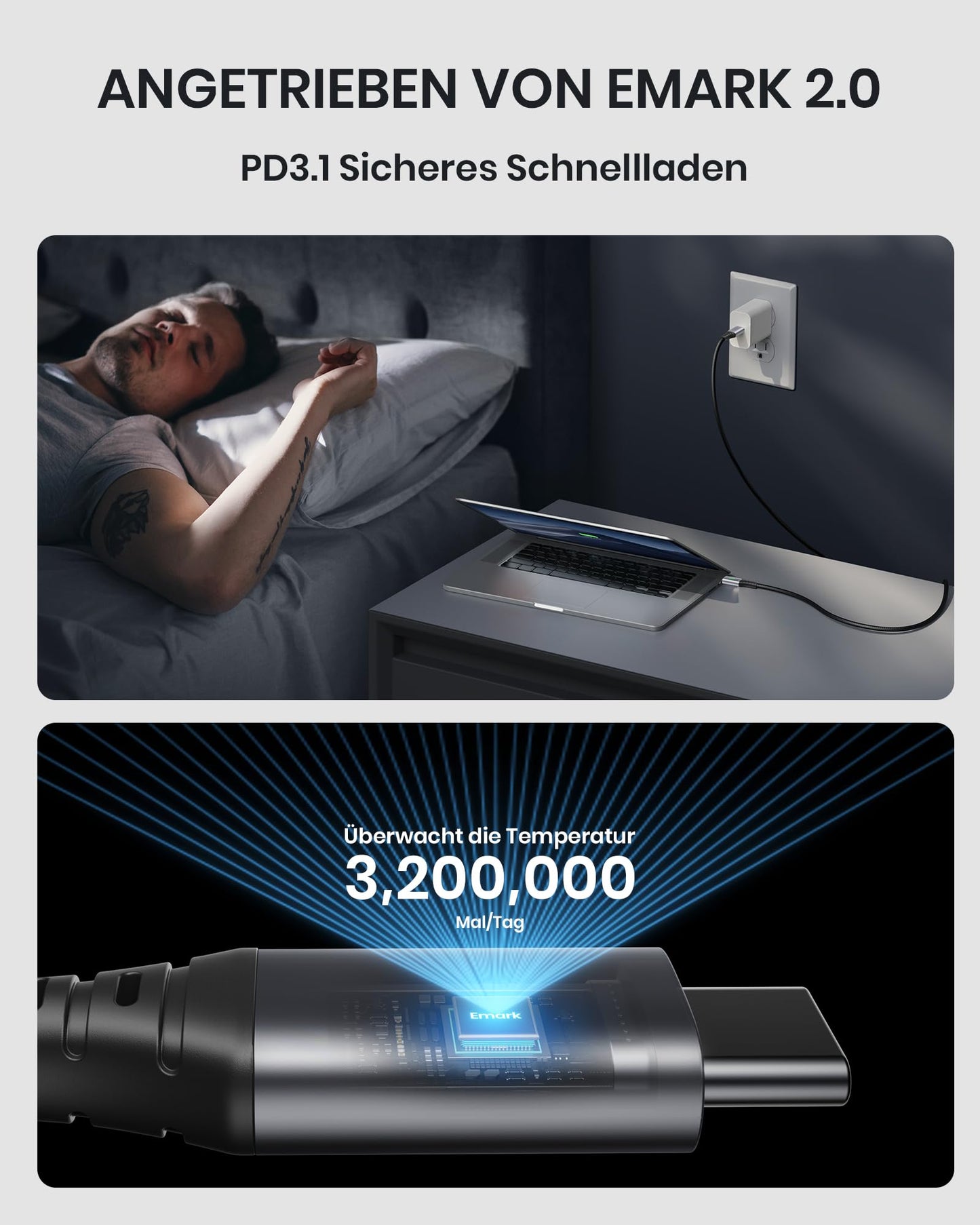 INIU 240W USB C Kabel, [2Pack 2m] PD Schnellladekabel USB C auf USB C, Nylon Geflochten Ladekabel USBC Ladegerät für iPhone 17 16 15 Pro Max Samsung Galaxy S25 S24 Ultra Pixel 9 iPad Pro MacBook Air