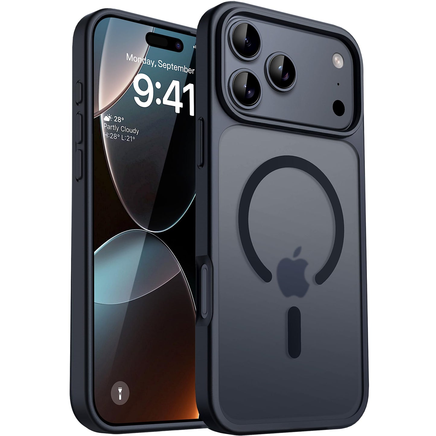 CACOE für iPhone 17 Hülle Kameraschutzend, Kompatibel mit MagSafe, Stoßfest Kratzfest Magnetisch Rückseite Handyhülle für iPhone 17 Case Transluzente