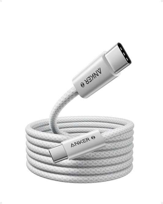 Anker 240W USB C Kabel, [2 Stück 1,8m] PD 3.1 Schnellladekabel USB C auf USB C Kabel, USB C Ladekabel für iPhone 17 Pro Max/iPhone Air/16/15 Serie, Samsung Galaxy S25/S24, MacBook Pro/Air, iPad Pro
