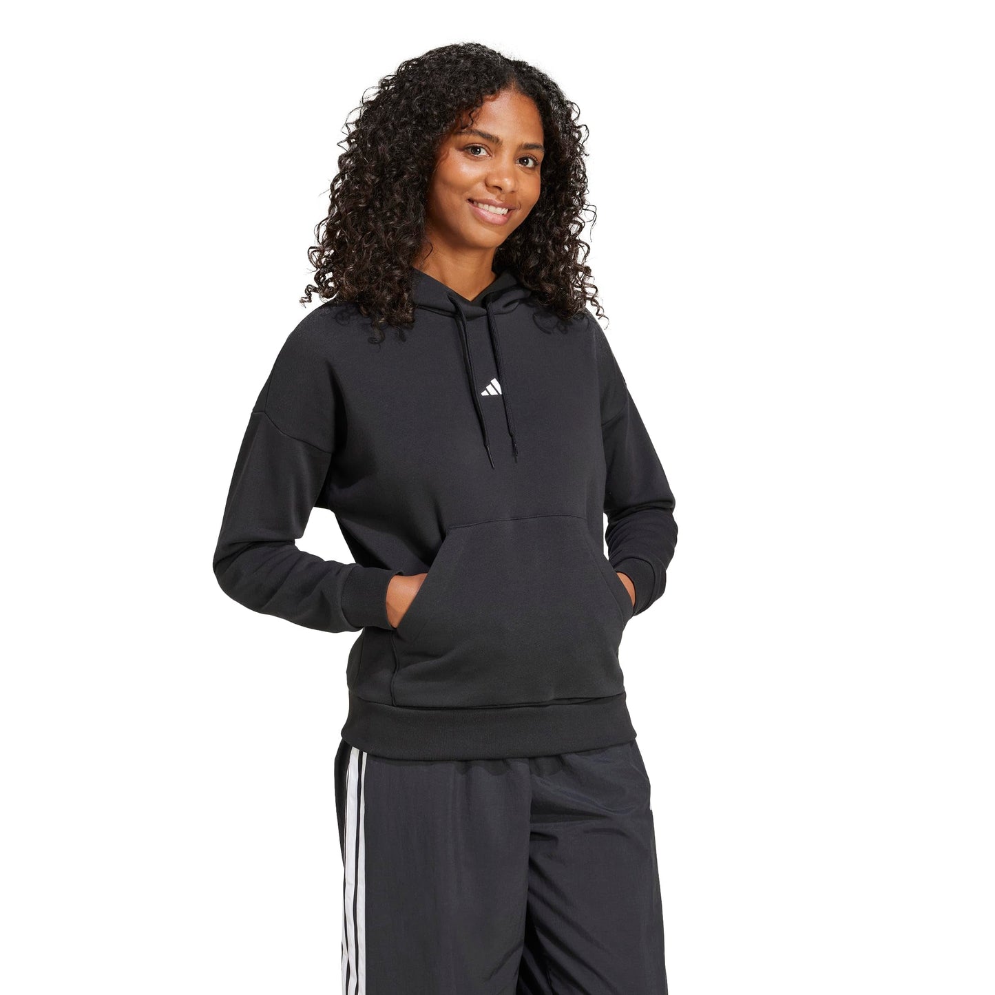 adidas Women's Essentials Small Logo Feel Cozy Hoodie
