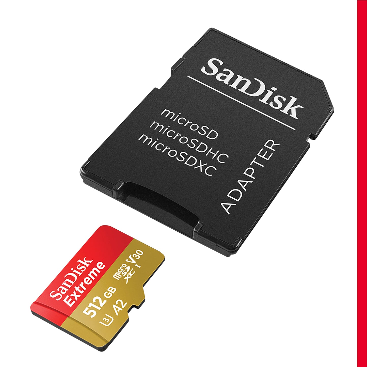 SanDisk Extreme microSDXC UHS-I Speicherkarte 128 GB + Adapter (Für Smartphones, Actionkameras und Drohnen, A2, C10, V30, U3, 190 MB/s Übertragung, RescuePRO Deluxe)