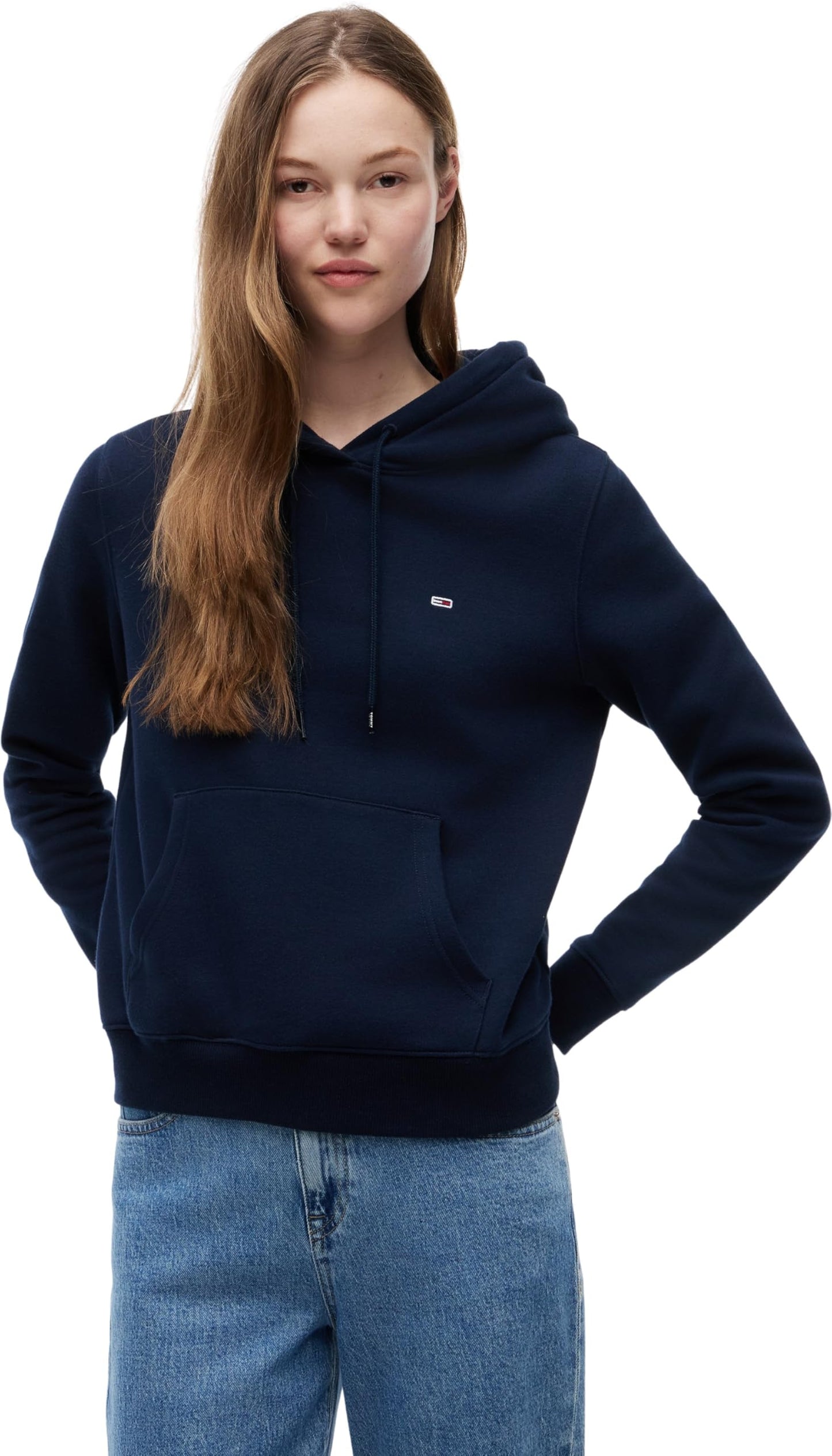 Tommy Jeans Damen Hoodie Flag Regular Fit