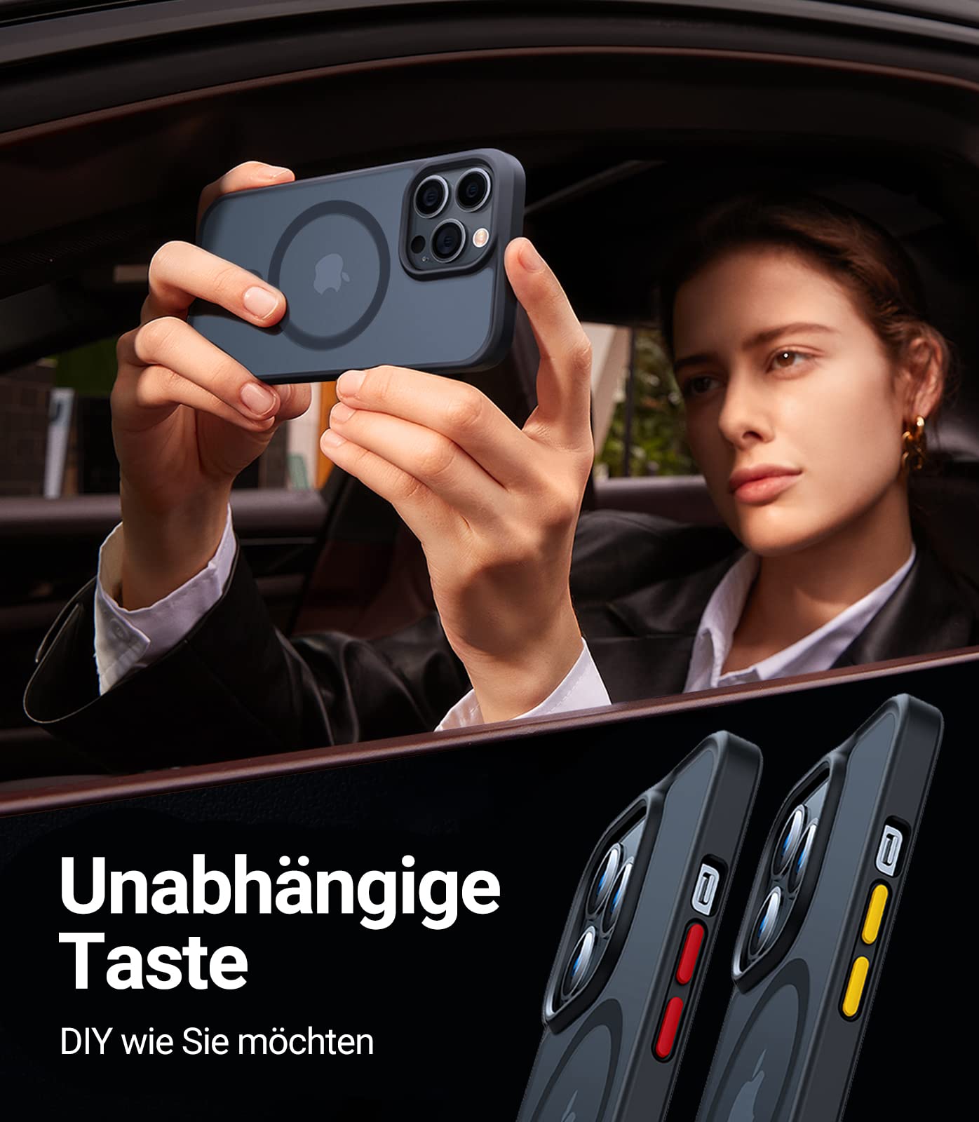 TORRAS Guardian-Mag für iPhone 17 Pro Hülle für MagSafe (Zertifizierte Militärschutz und Magnetkraft) Handyhülle iPhone 17 Pro Case Extrem Haltbarkeit Hülle Stoßfest Kratzfest Cover, Matt Blau