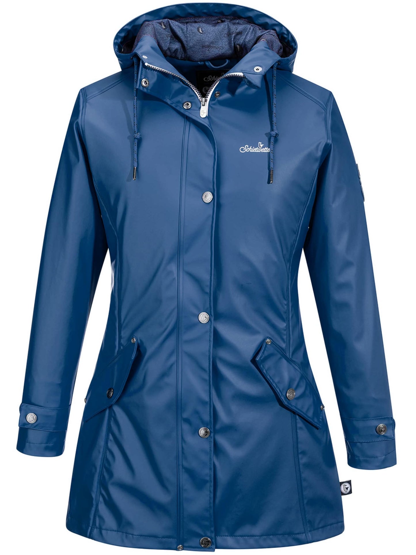 SCHIETWETTER Damen Regenjacke Landratte Mimi, Friesennerz, Regenmantel, Regenparka, wasserdicht, Winddicht