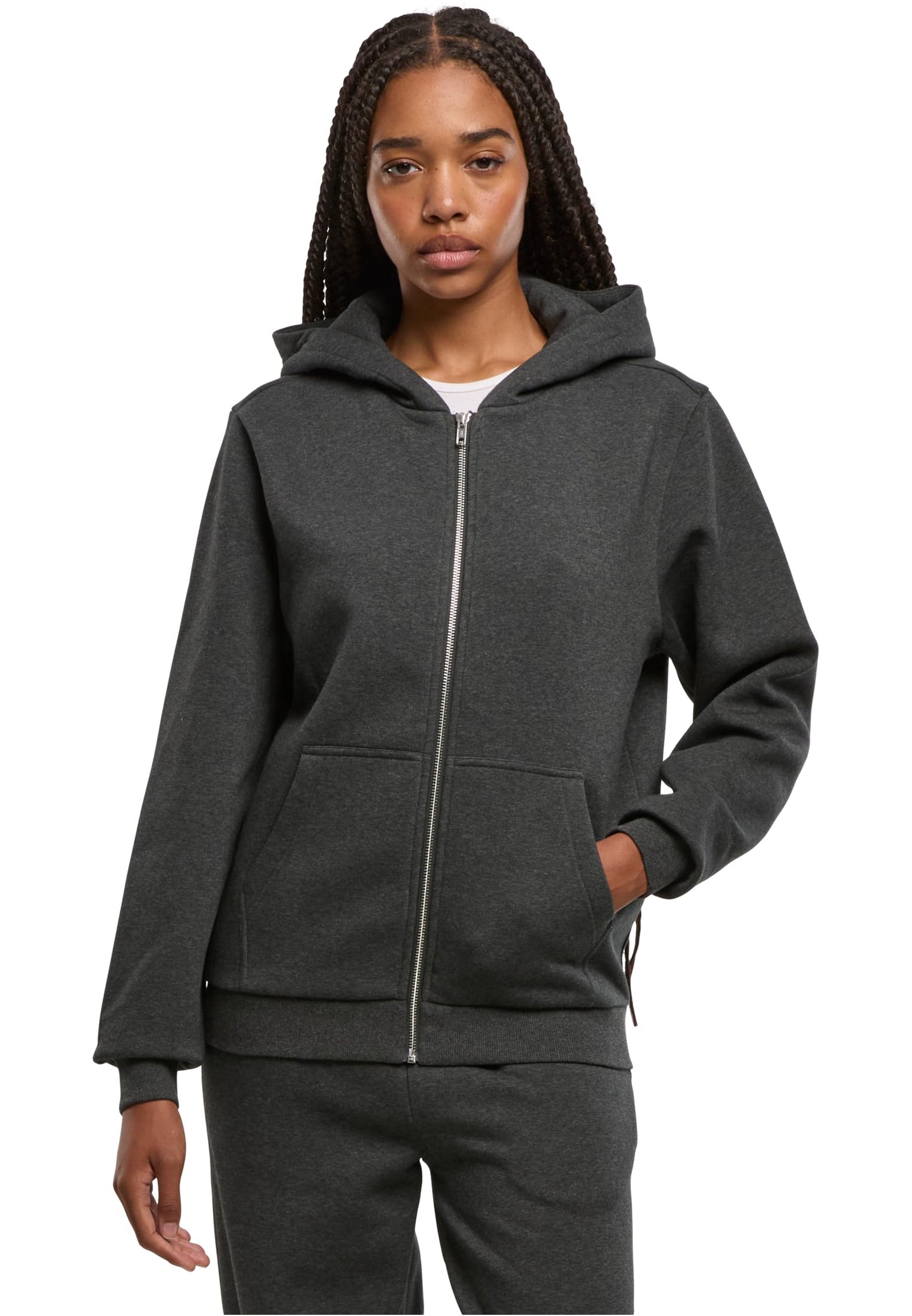 Urban Classics Ladies Fluffy Zip Cardigan