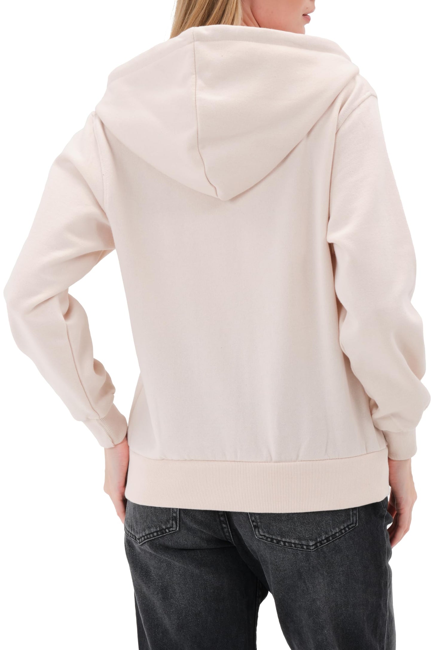 Smith & Solo Hoodie Damen – Kapuzenpullover Frauen Baumwolle Long, mit Kapuze Pullover Sweatshirt Rundhals, Slim Fit Freizeit Sport Langarmshirt, Hoodies Training - Pulli Streetwear