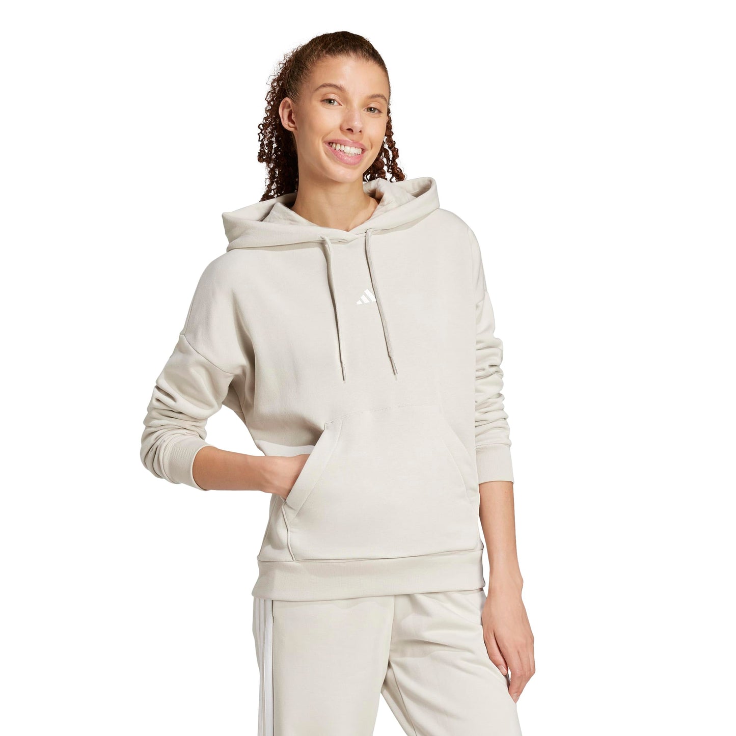 adidas Women's Essentials Small Logo Feel Cozy Hoodie