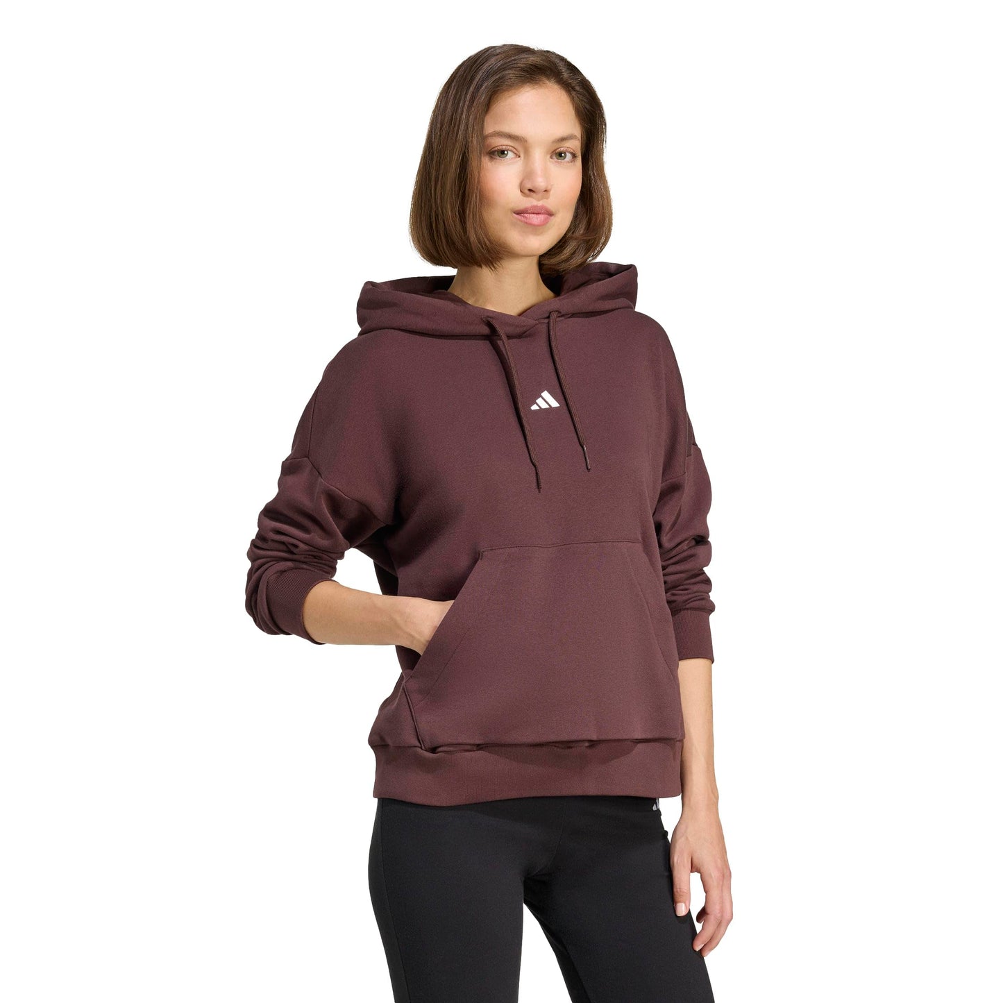 adidas Women's Essentials Small Logo Feel Cozy Hoodie
