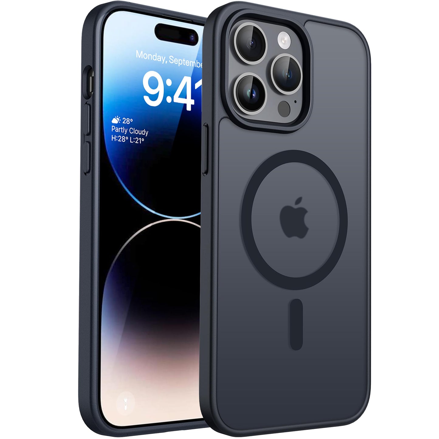 CACOE für iPhone 17 Hülle Kameraschutzend, Kompatibel mit MagSafe, Stoßfest Kratzfest Magnetisch Rückseite Handyhülle für iPhone 17 Case Transluzente
