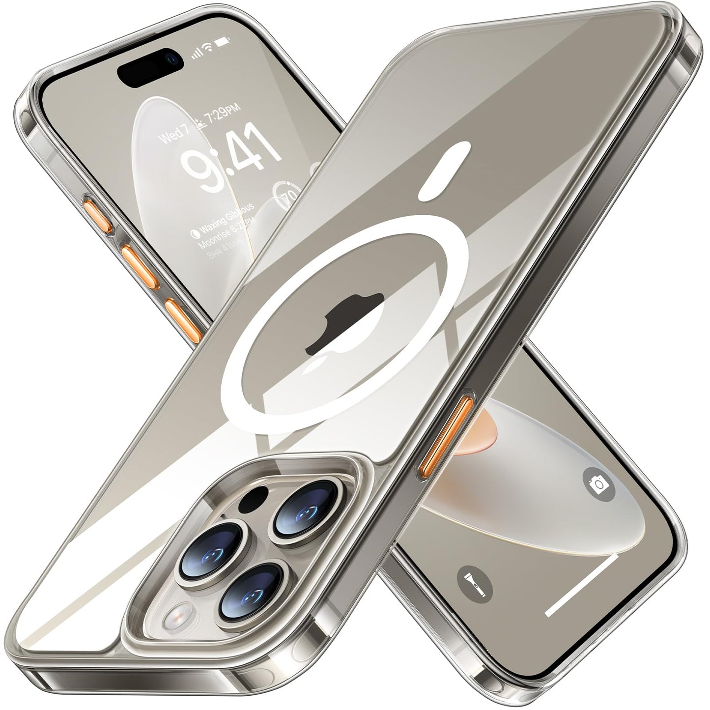 TORRAS Guardian-Mag für iPhone 17 Pro Hülle für MagSafe (Zertifizierte Militärschutz und Magnetkraft) Handyhülle iPhone 17 Pro Case Extrem Haltbarkeit Hülle Stoßfest Kratzfest Cover, Matt Blau