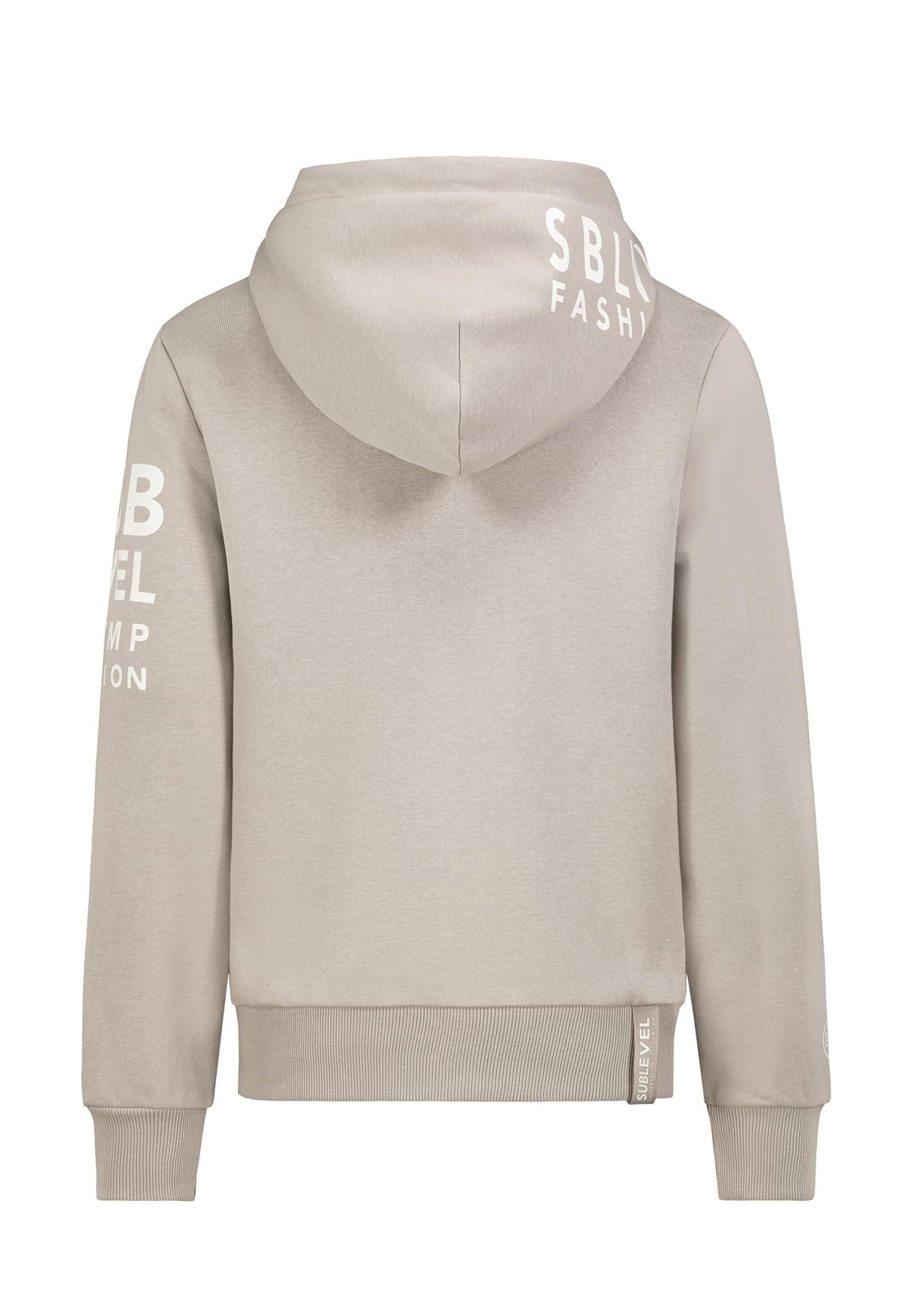 Sublevel Damen Sweathoodie Kapuzenpullover Sweatjacke mit Prints und Kapuze