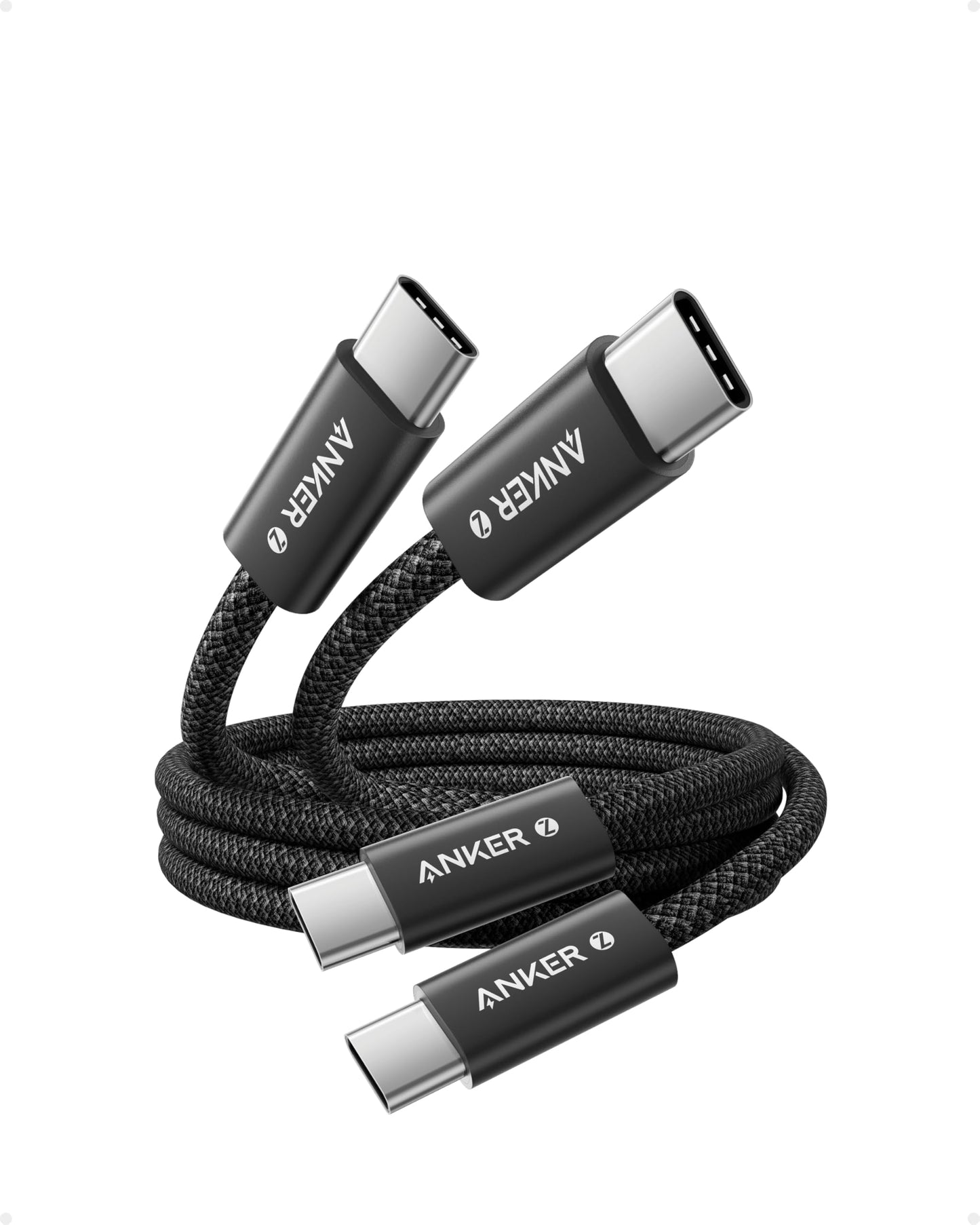 Anker 240W USB C Kabel, [2 Stück 1,8m] PD 3.1 Schnellladekabel USB C auf USB C Kabel, USB C Ladekabel für iPhone 17 Pro Max/iPhone Air/16/15 Serie, Samsung Galaxy S25/S24, MacBook Pro/Air, iPad Pro