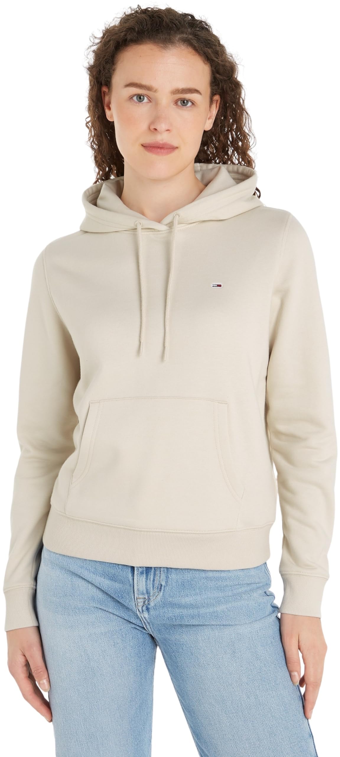 Tommy Jeans Damen Hoodie Flag Regular Fit