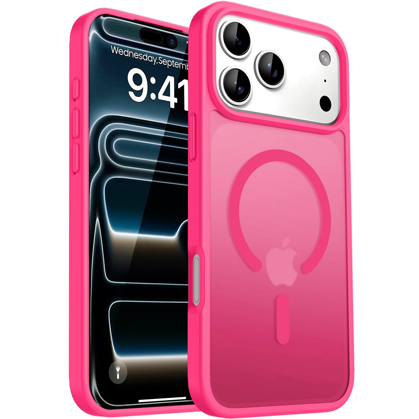 CACOE für iPhone 17 Hülle Kameraschutzend, Kompatibel mit MagSafe, Stoßfest Kratzfest Magnetisch Rückseite Handyhülle für iPhone 17 Case Transluzente