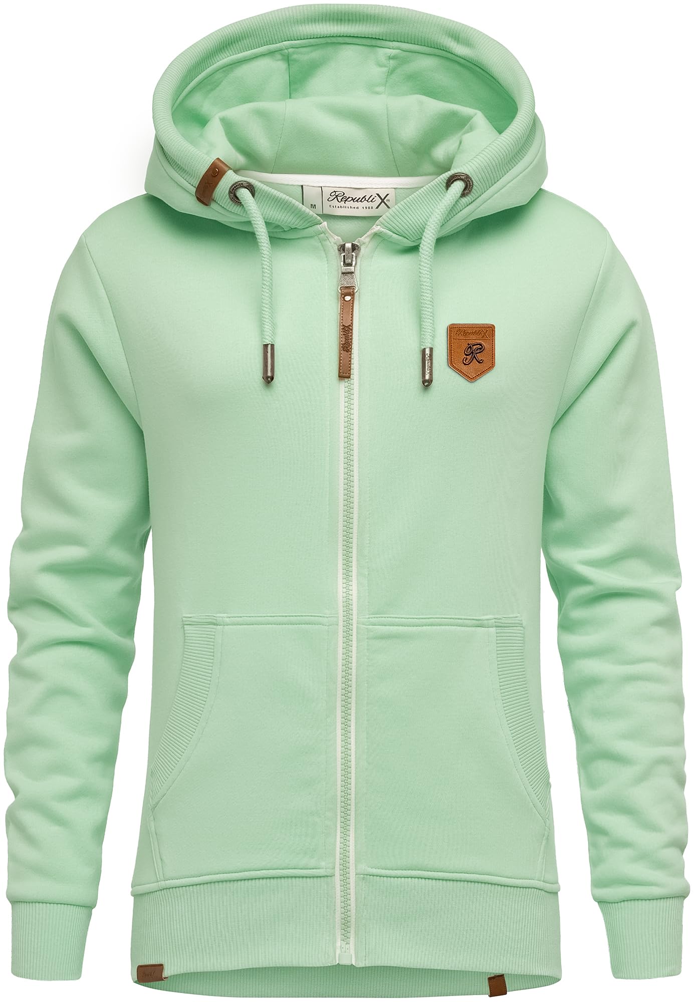 Damen Sweatjacke Hoodie Sweatshirt Pullover Zipper Jacke RD-023
