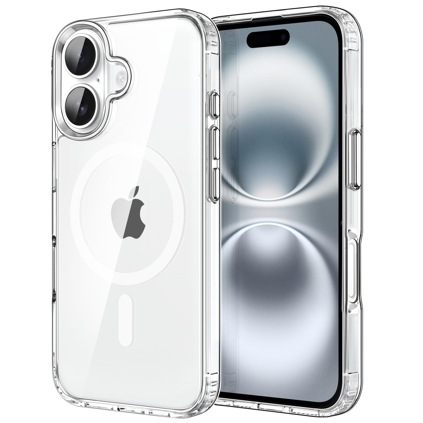 CACOE für iPhone 17 Hülle Kameraschutzend, Kompatibel mit MagSafe, Stoßfest Kratzfest Magnetisch Rückseite Handyhülle für iPhone 17 Case Transluzente
