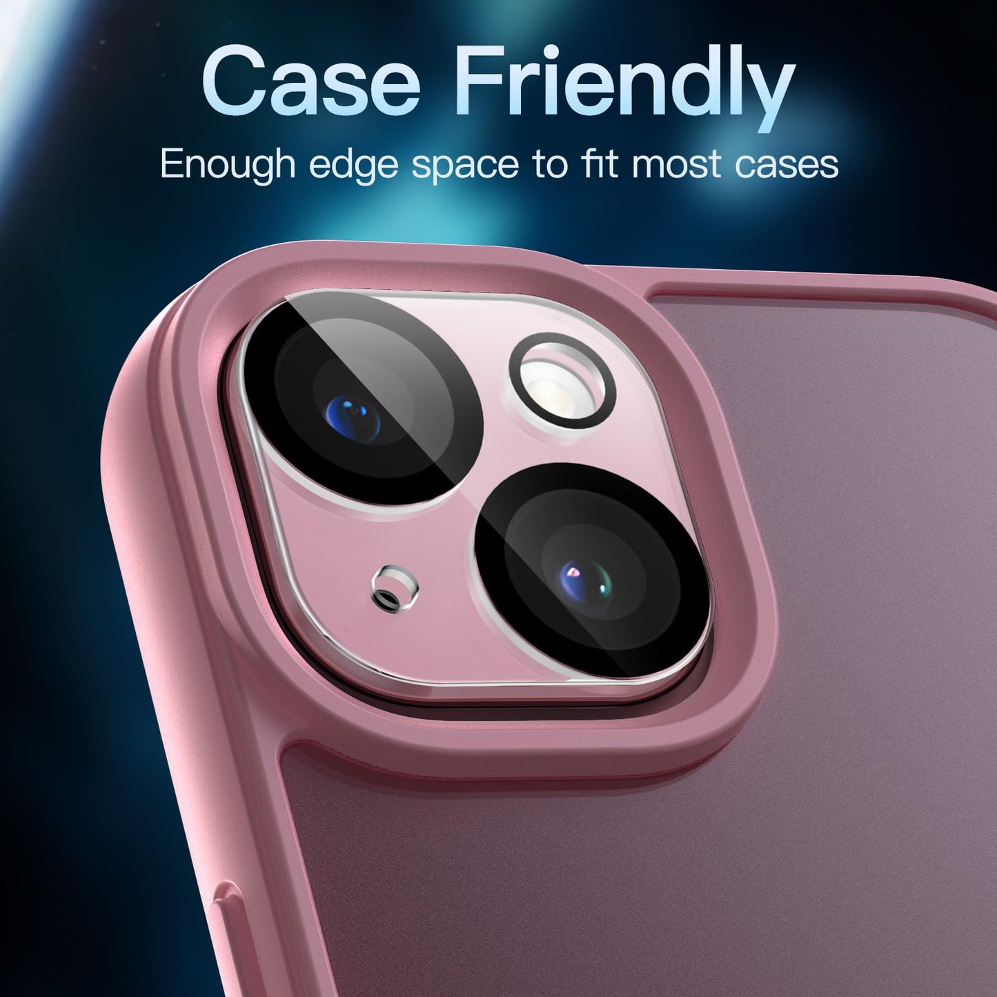 JETech Kameraschutz für iPhone 17 Pro 6,3 Zoll, 9H Gehärtetes Glas, Anti-Kratzer, Hat Keinen Einfluss auf die Hülle, Beeinträchtigt Nachtaufnahmen Nicht, HD Klar, 3 Stück (Durchsichtig)