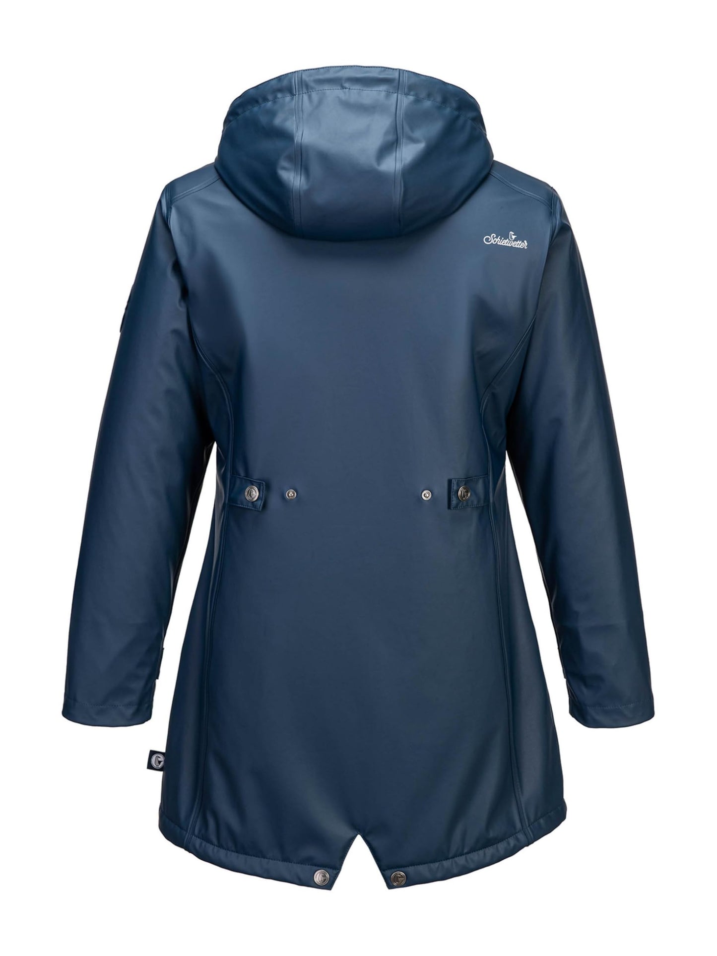 SCHIETWETTER Damen Regenjacke Büffelfell Mima, Friesenerz, Kuschelfleece, Regenparka, PU-Jacke, gefüttert, wasserdicht, Winddicht