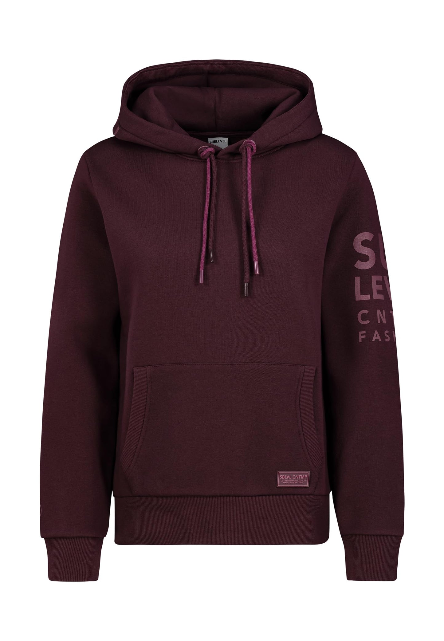 Sublevel Damen Sweathoodie Kapuzenpullover Sweatjacke mit Prints und Kapuze