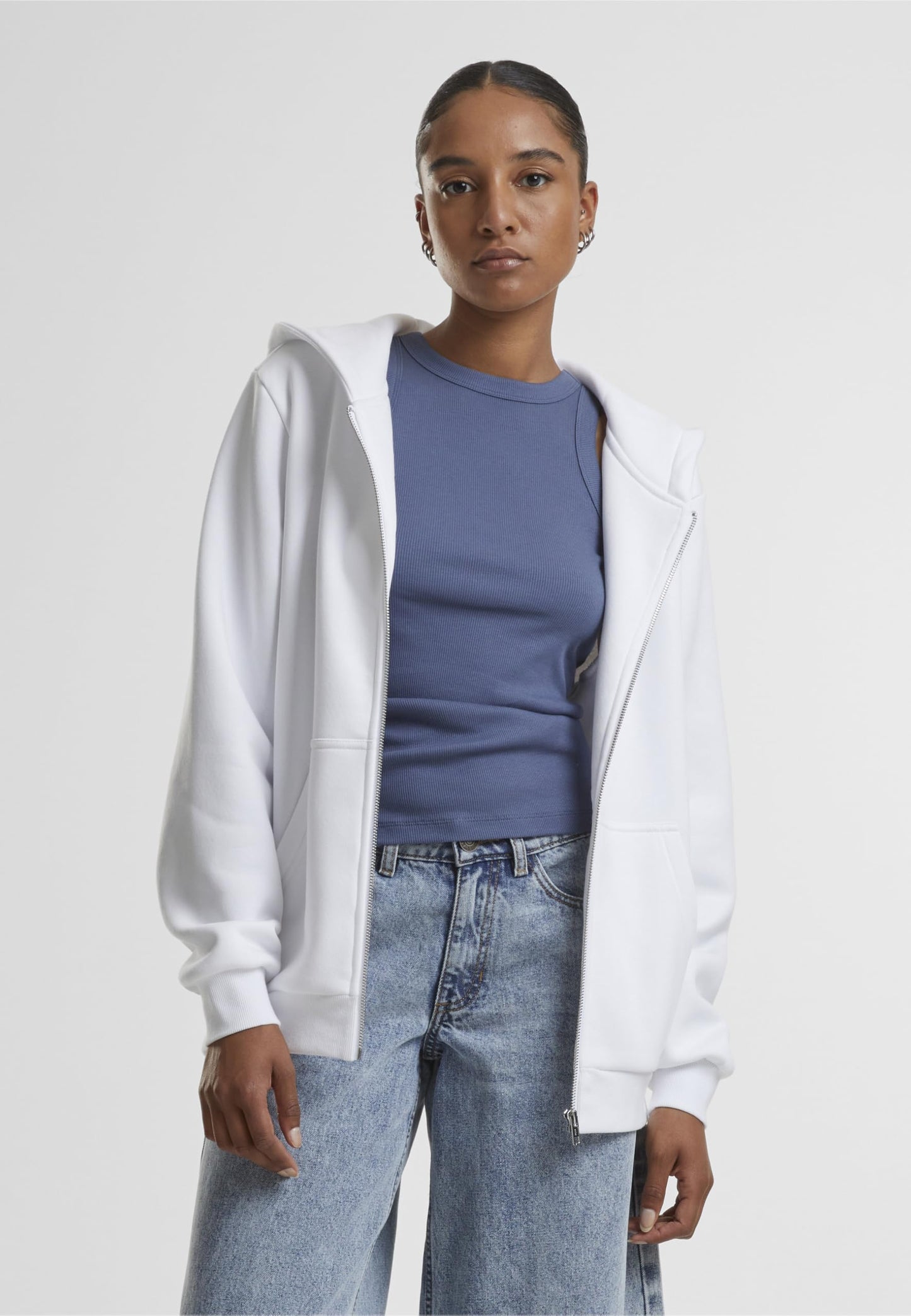 Urban Classics Ladies Fluffy Zip Cardigan