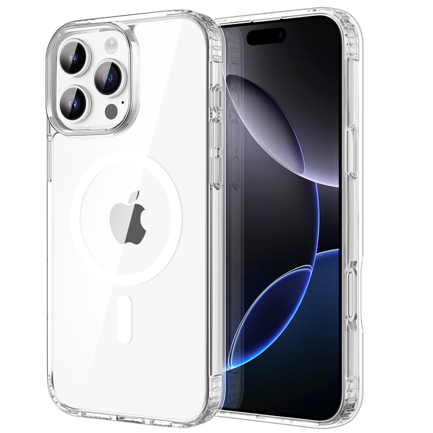 CACOE für iPhone 17 Hülle Kameraschutzend, Kompatibel mit MagSafe, Stoßfest Kratzfest Magnetisch Rückseite Handyhülle für iPhone 17 Case Transluzente