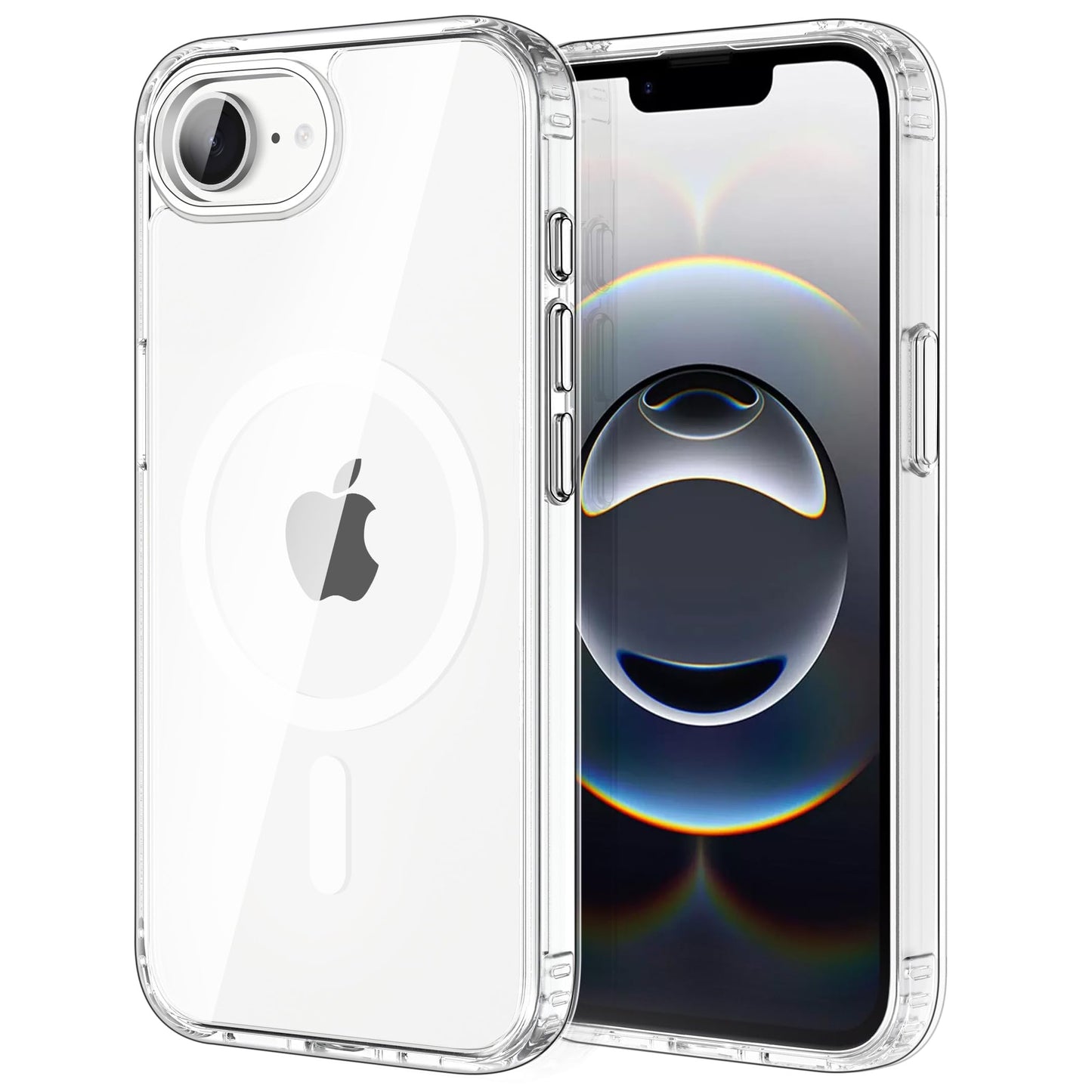 CACOE für iPhone 17 Hülle Kameraschutzend, Kompatibel mit MagSafe, Stoßfest Kratzfest Magnetisch Rückseite Handyhülle für iPhone 17 Case Transluzente