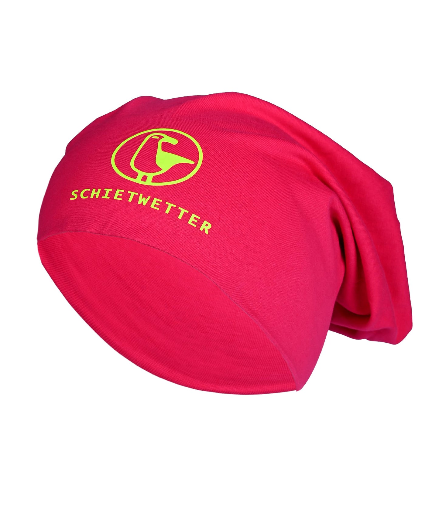 SCHIETWETTER Unisex Erw. Leichte Beanie Mütze Möwe, Übergangsmütze, dünne Kopfbedeckung, Logo-Print, Stretch, warm, einfarbig