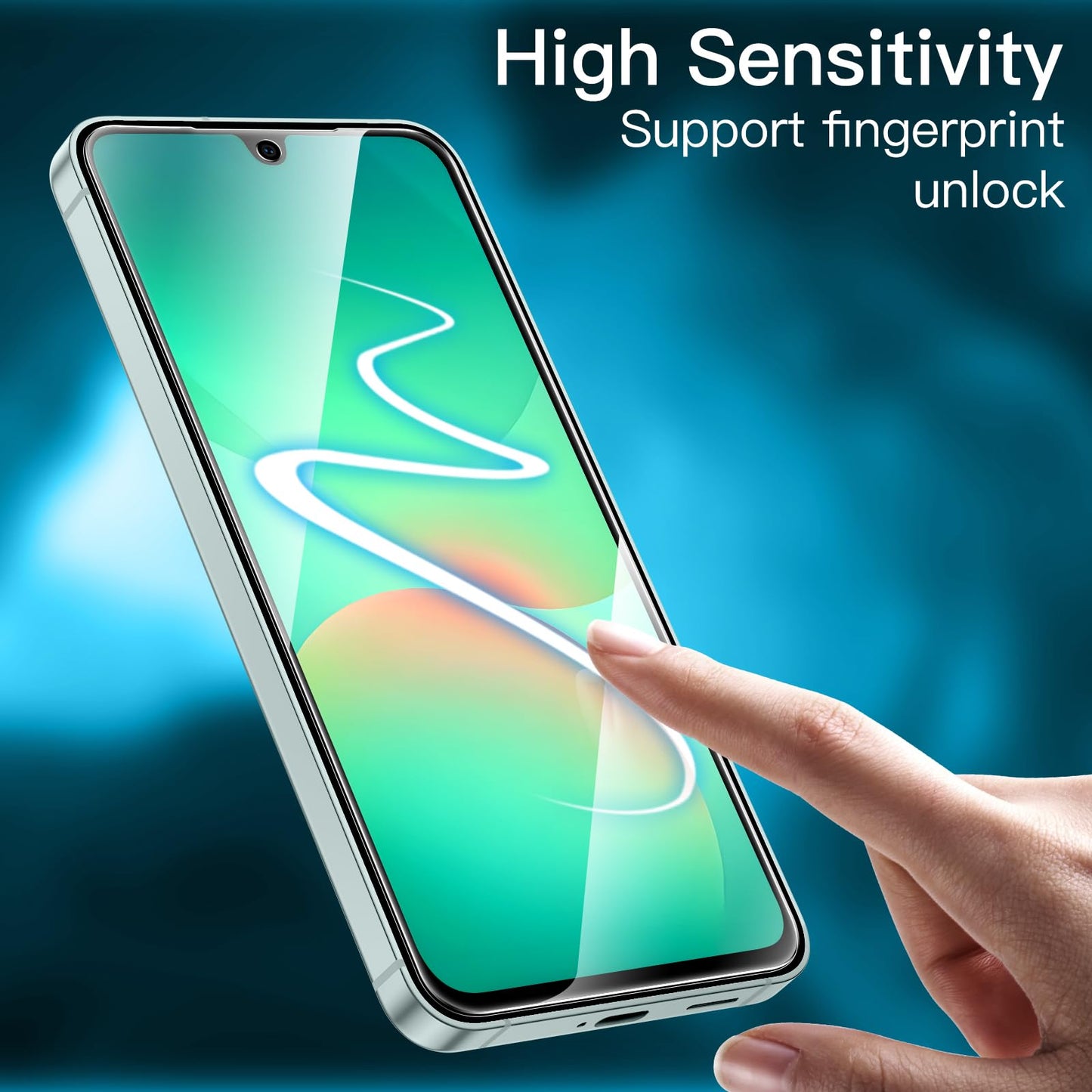 JETech Schutzfolie für Samsung Galaxy A54 5G 6,4 Zoll, 9H Panzer Schutz Glas Folie Displayschutz, Kratzfest, HD Klar, 3 Stück