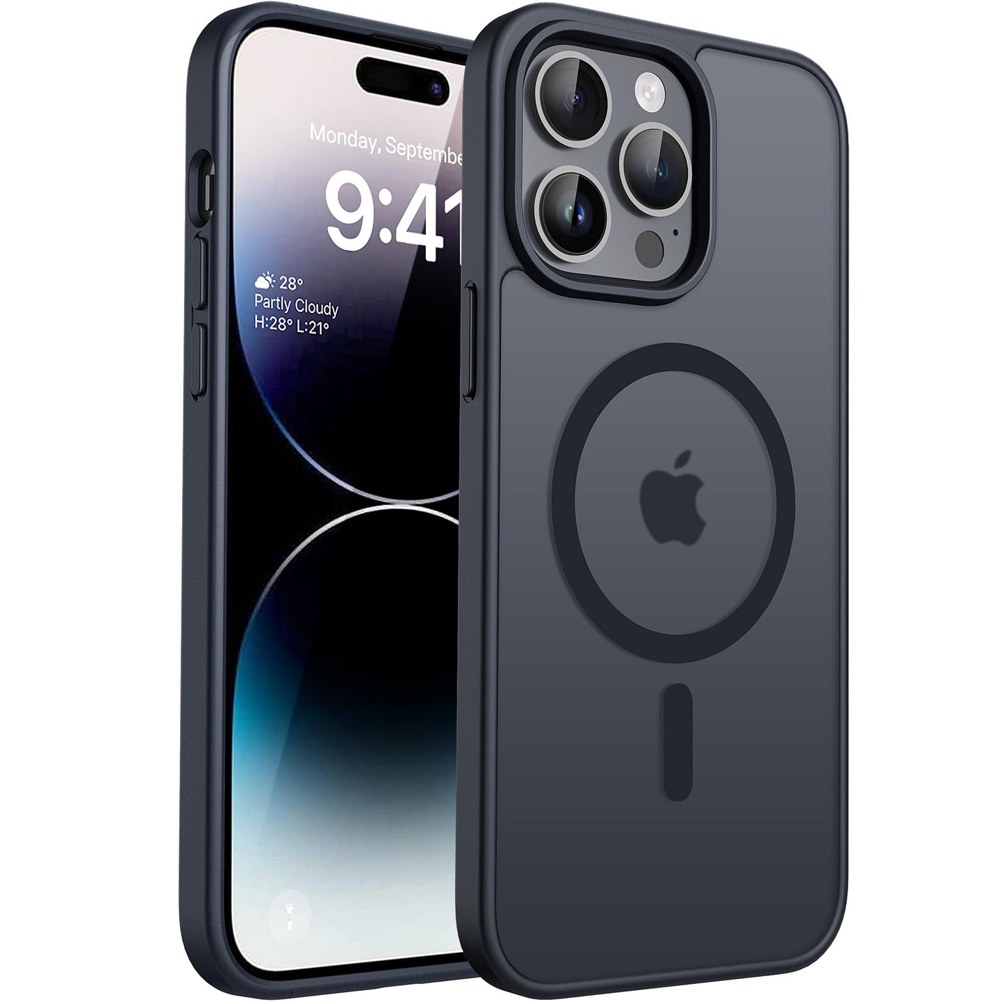 CACOE für iPhone 17 Hülle Kameraschutzend, Kompatibel mit MagSafe, Stoßfest Kratzfest Magnetisch Rückseite Handyhülle für iPhone 17 Case Transluzente