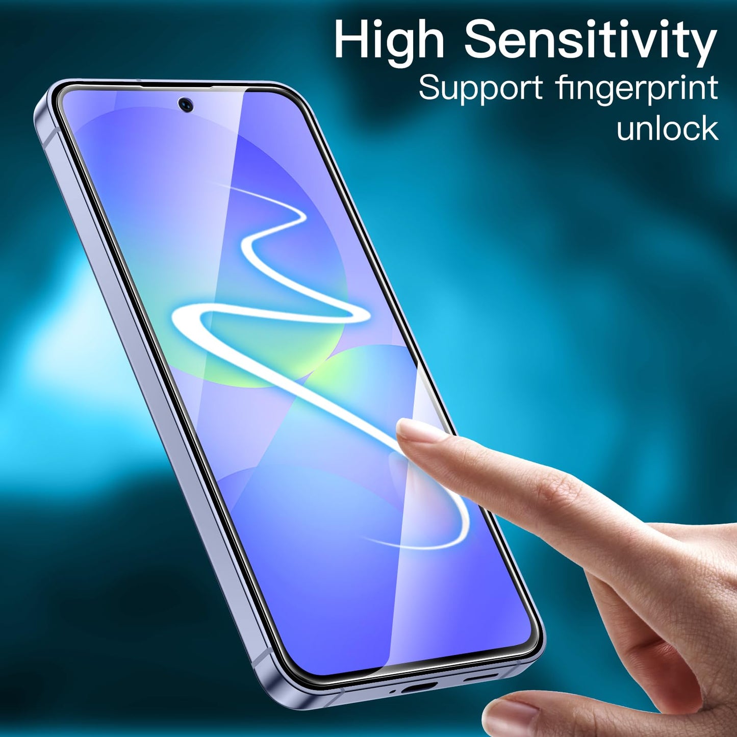 JETech Schutzfolie für Samsung Galaxy A54 5G 6,4 Zoll, 9H Panzer Schutz Glas Folie Displayschutz, Kratzfest, HD Klar, 3 Stück