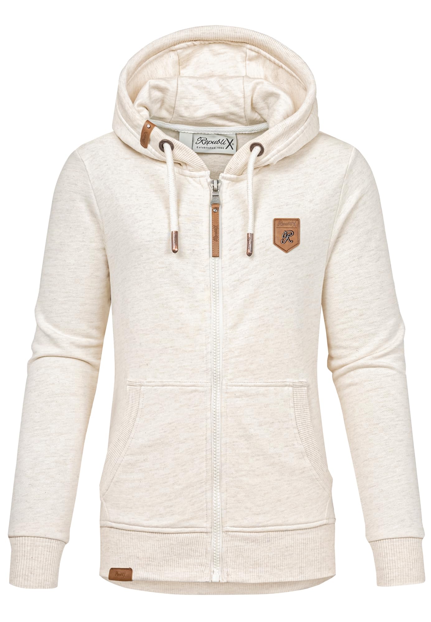 Damen Sweatjacke Hoodie Sweatshirt Pullover Zipper Jacke RD-020
