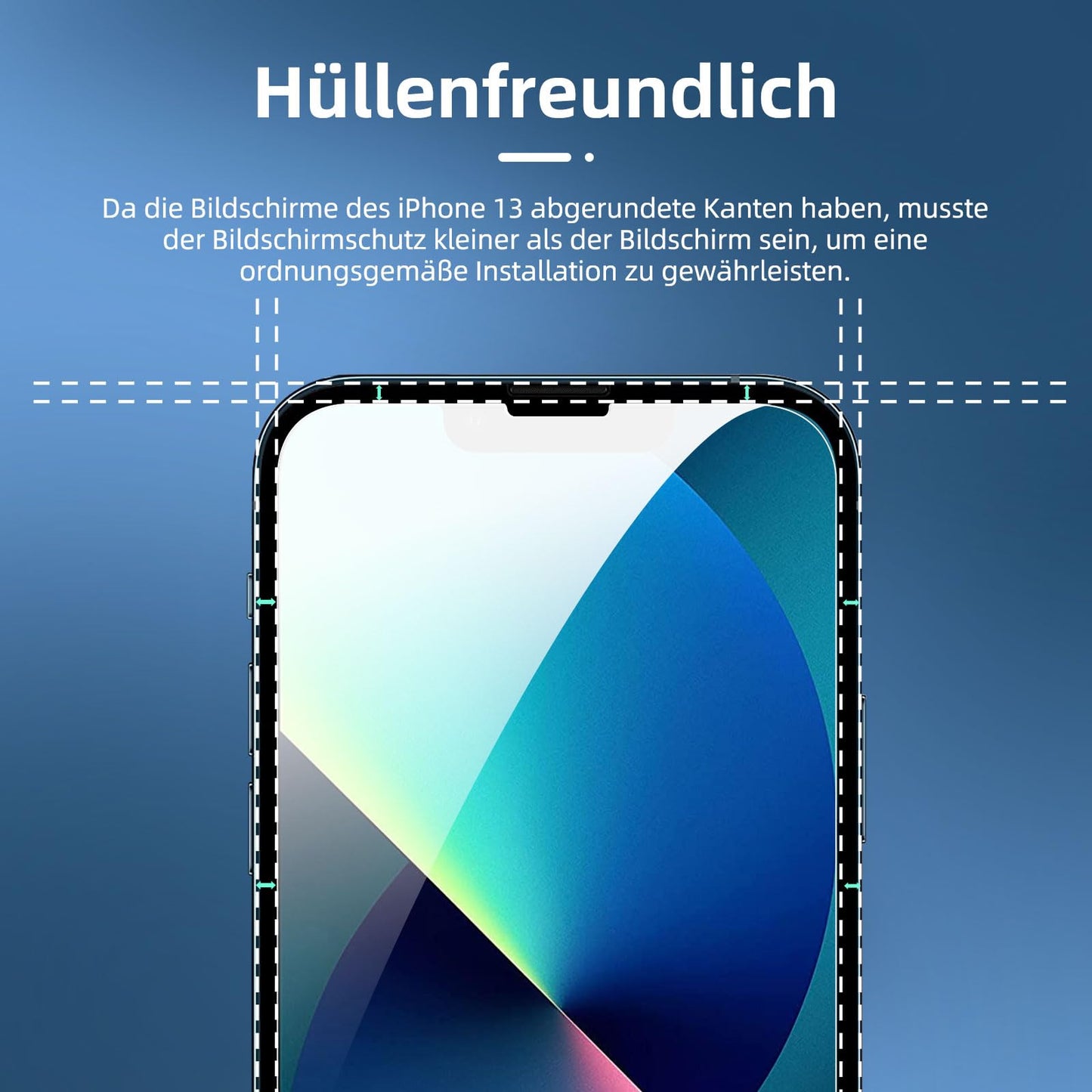 NEW'C für iPhone 16 für Panzerglas 6,1 Zoll (2 Stück) und 2 x Kamera Panzer Schutz für Kameraschutz (2 Stück) -Kratzfest -extrem widerstandsfähig -9H-Härteglas