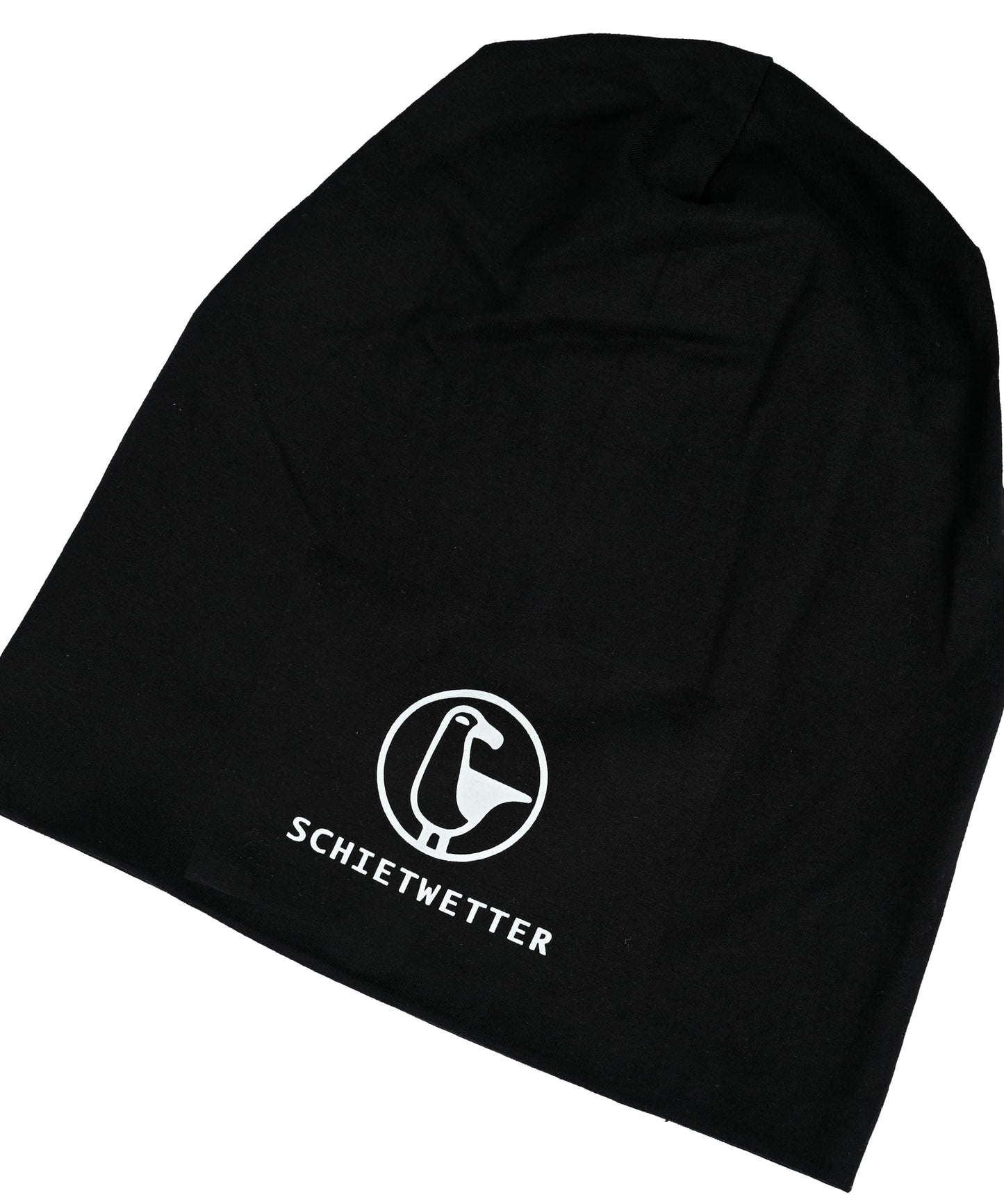 SCHIETWETTER Unisex Erw. Leichte Beanie Mütze Möwe, Übergangsmütze, dünne Kopfbedeckung, Logo-Print, Stretch, warm, einfarbig