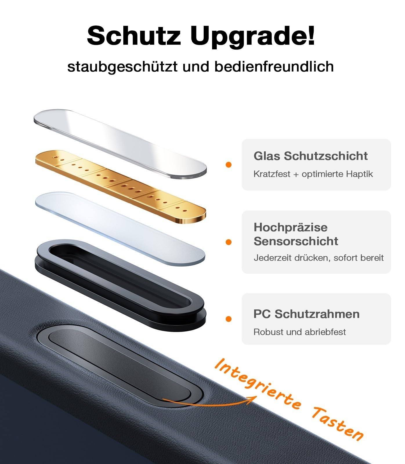 TORRAS Guardian-Mag für iPhone 17 Pro Hülle für MagSafe (Zertifizierte Militärschutz und Magnetkraft) Handyhülle iPhone 17 Pro Case Extrem Haltbarkeit Hülle Stoßfest Kratzfest Cover, Matt Blau