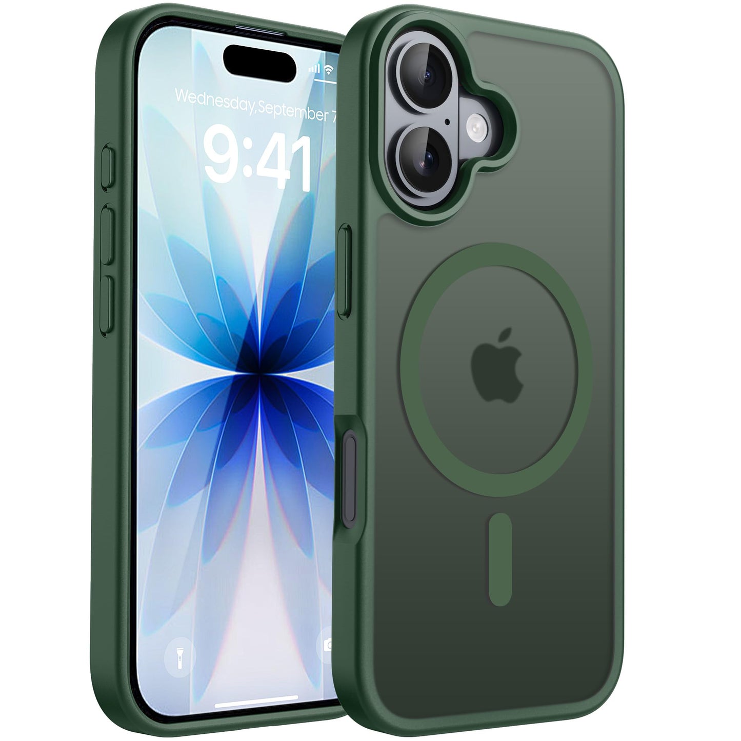 CACOE für iPhone 17 Hülle Kameraschutzend, Kompatibel mit MagSafe, Stoßfest Kratzfest Magnetisch Rückseite Handyhülle für iPhone 17 Case Transluzente
