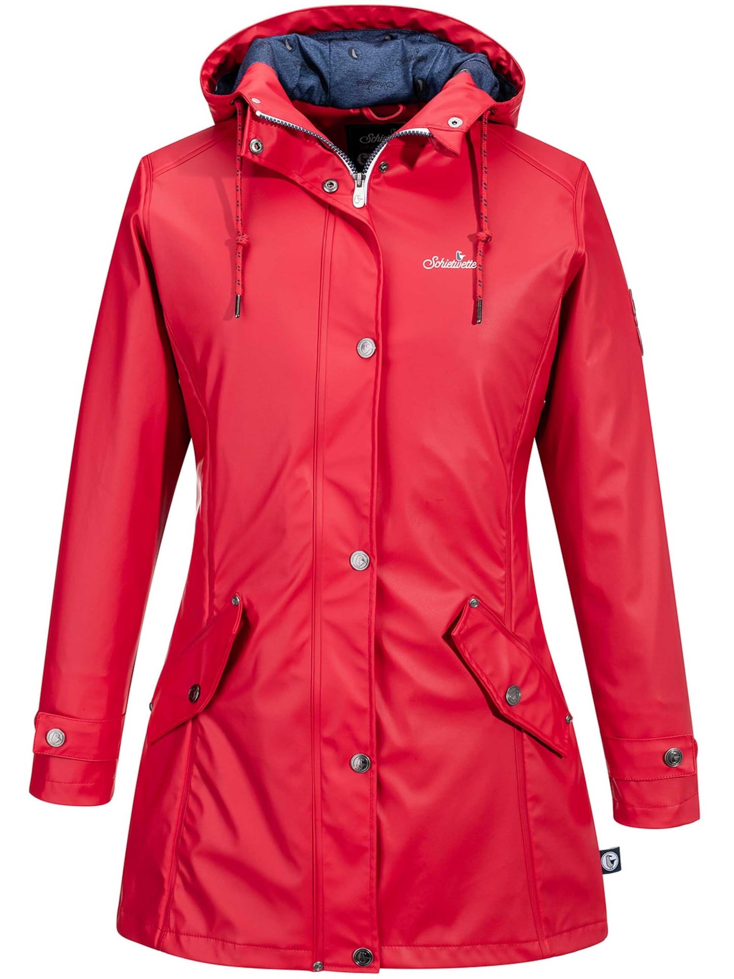SCHIETWETTER Damen Regenjacke Landratte Mimi, Friesennerz, Regenmantel, Regenparka, wasserdicht, Winddicht