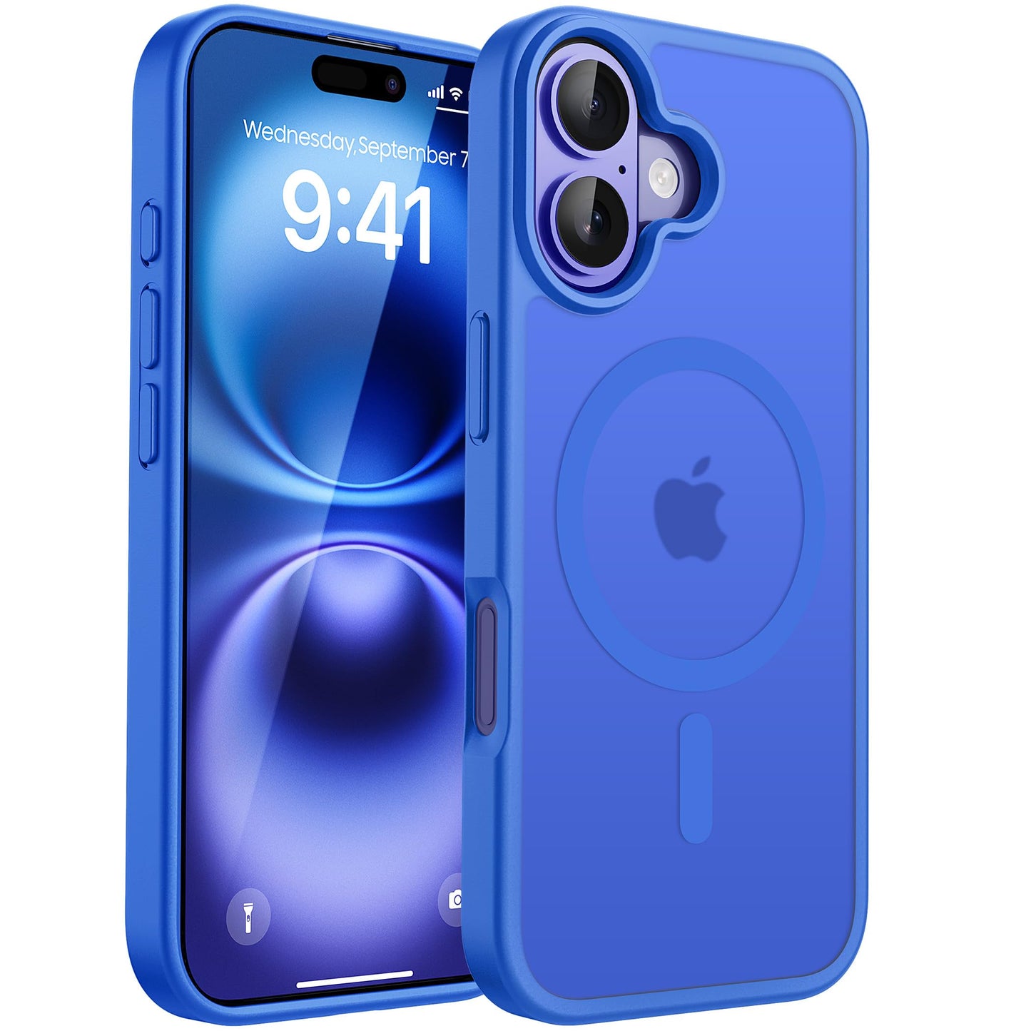 CACOE für iPhone 17 Hülle Kameraschutzend, Kompatibel mit MagSafe, Stoßfest Kratzfest Magnetisch Rückseite Handyhülle für iPhone 17 Case Transluzente