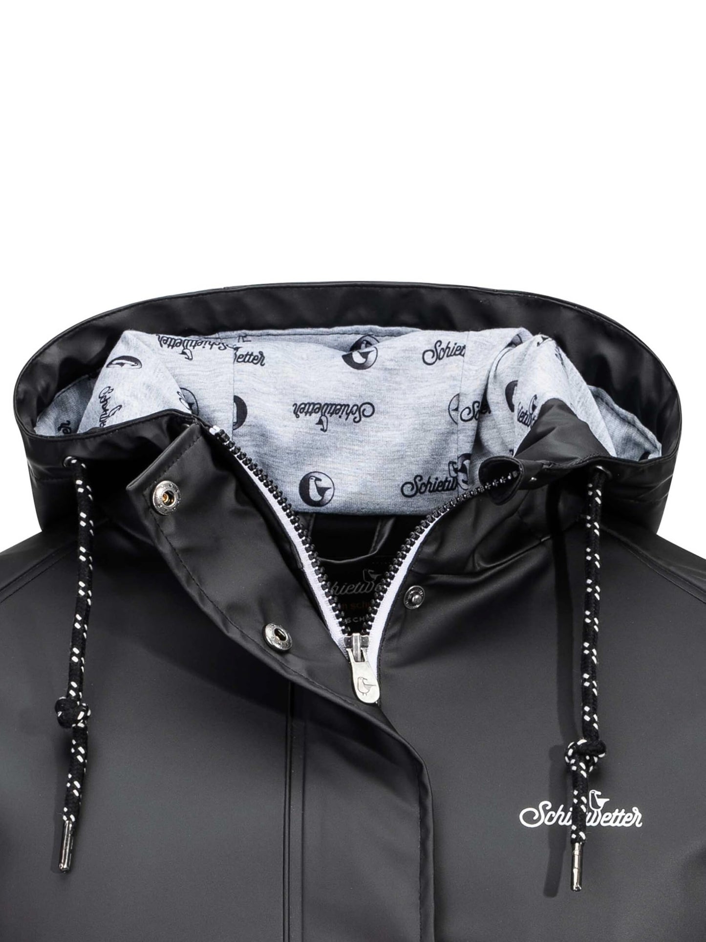 SCHIETWETTER Damen Regenjacke Landratte Mimi, Friesennerz, Regenmantel, Regenparka, wasserdicht, Winddicht