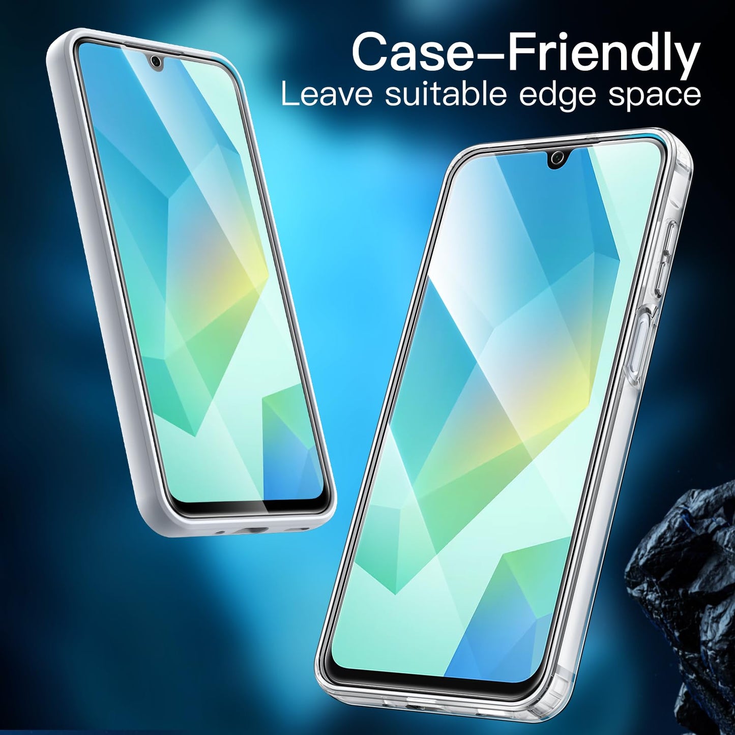 JETech Schutzfolie für Samsung Galaxy A54 5G 6,4 Zoll, 9H Panzer Schutz Glas Folie Displayschutz, Kratzfest, HD Klar, 3 Stück