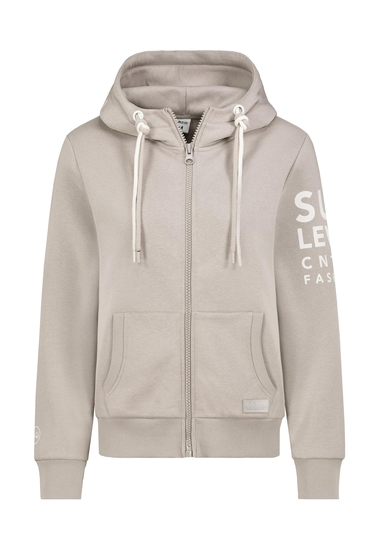 Sublevel Damen Sweathoodie Kapuzenpullover Sweatjacke mit Prints und Kapuze